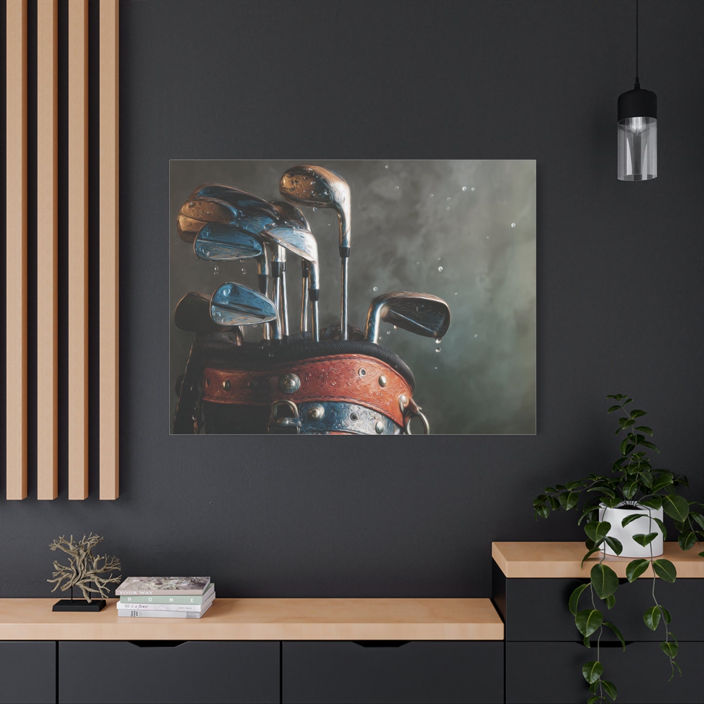 Golf Club Canvas Wall Art