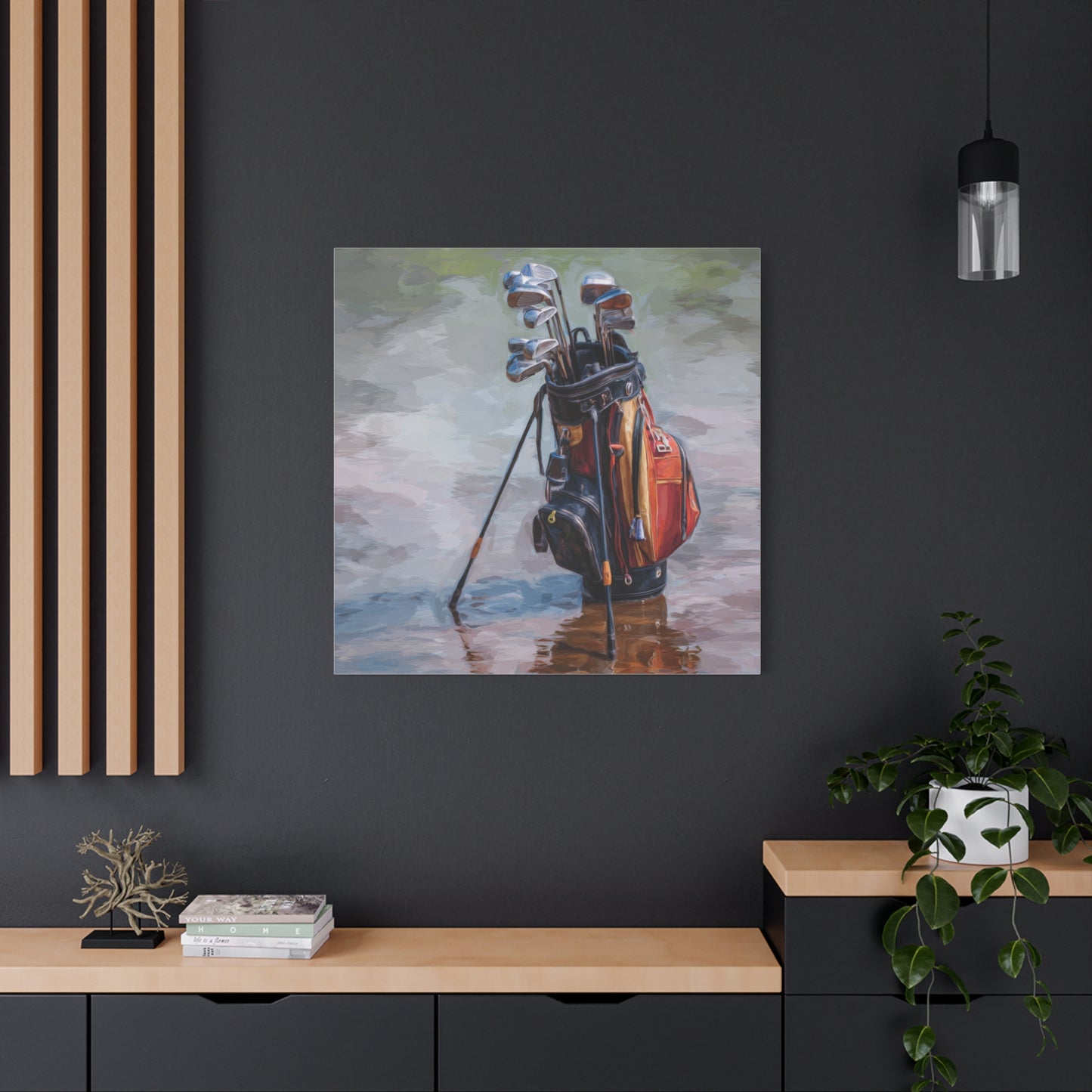 Golf Bag Canvas Art