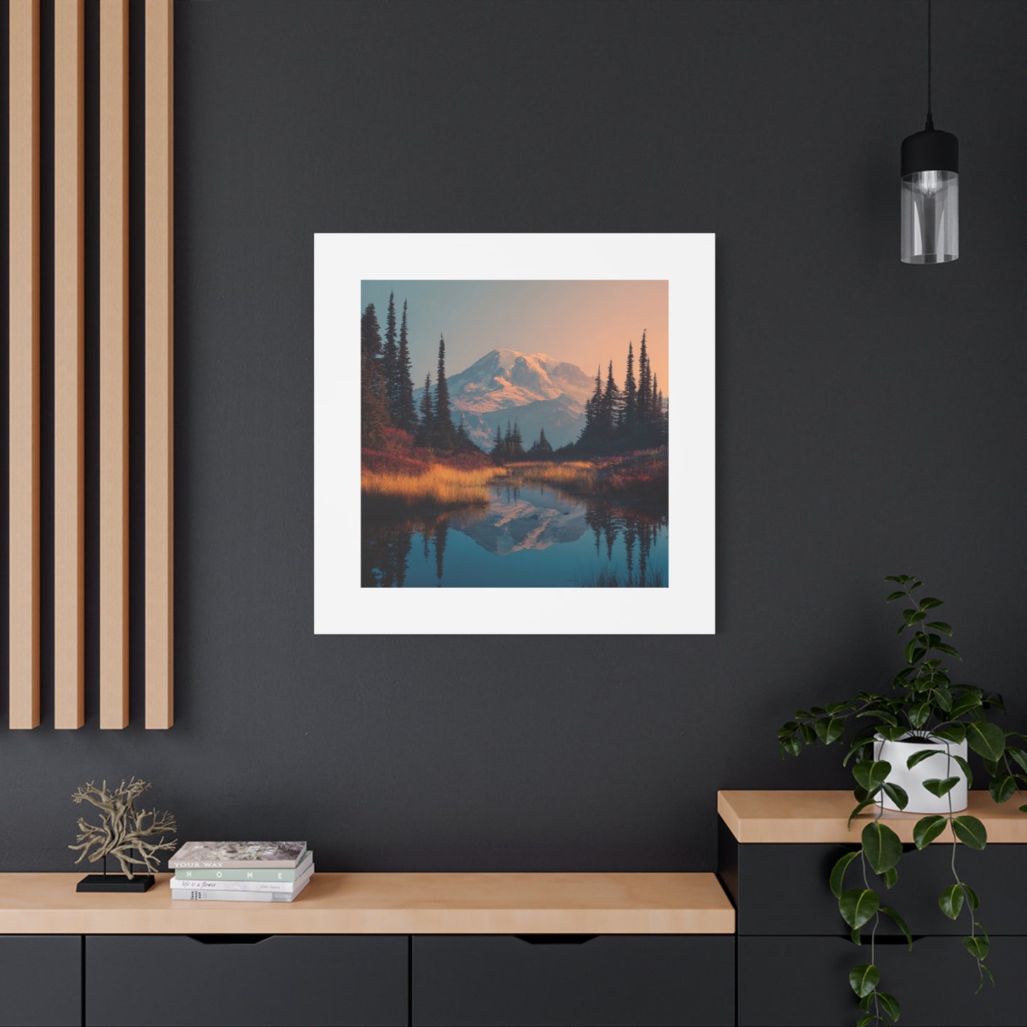 Scenic Mountain Canvas Wall Art, Landscape Decor, Nature Print, Home Decor, Gift for Nature Lovers, Outdoor Wall Art