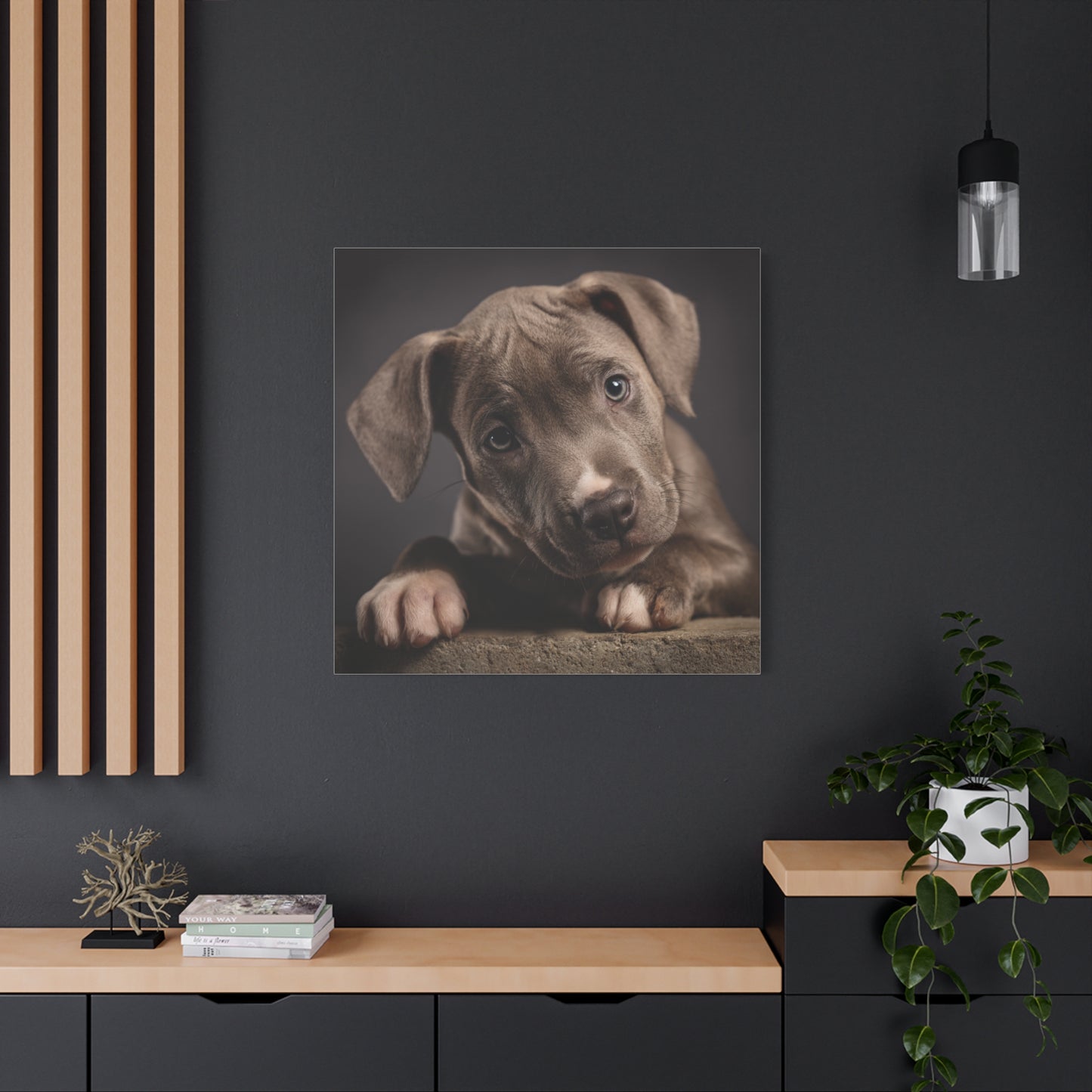 Puppy Portrait Canvas Art