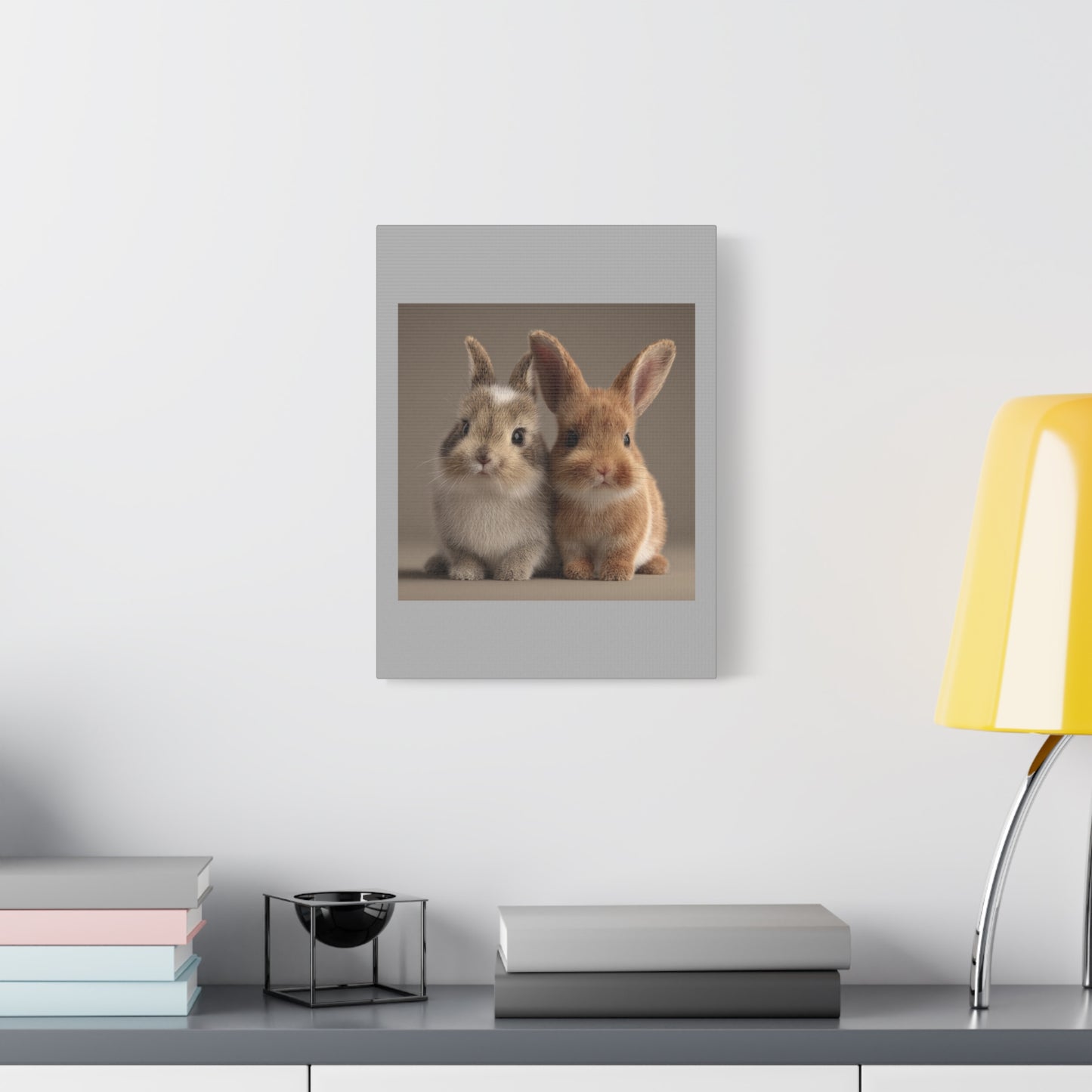Canvas Print Baby Bunnies