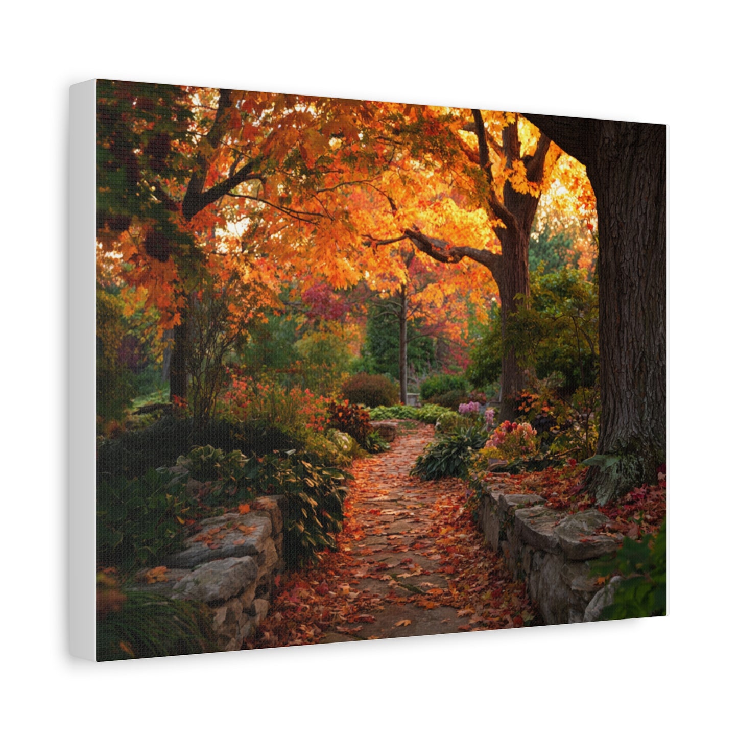 Autumn Pathway Canvas Wall Art