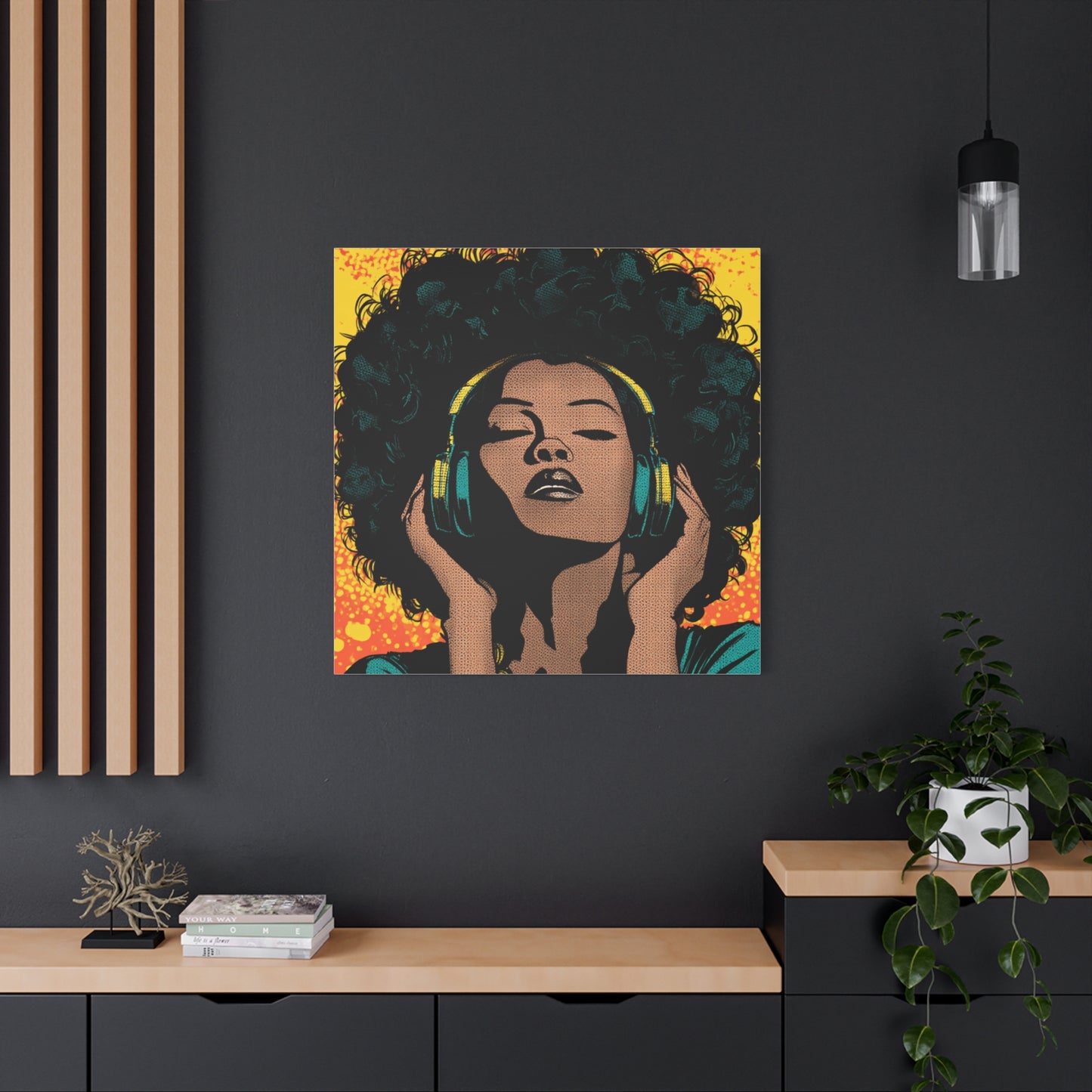 Vibrant Canvas, Music Lover