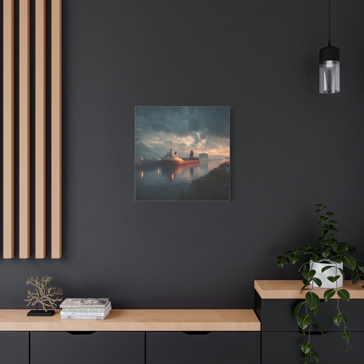 Stretched Canvas Art Print, Nautical Wall Decor, Maritime Scene, Boat Photo, Home or Office Decoration, Gift for Ocean Lovers