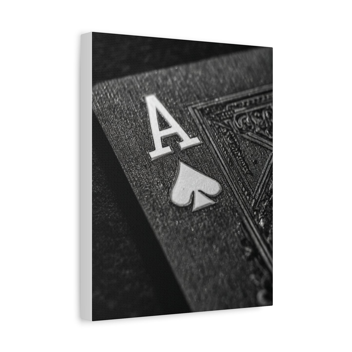 Black Ace Canvas Art