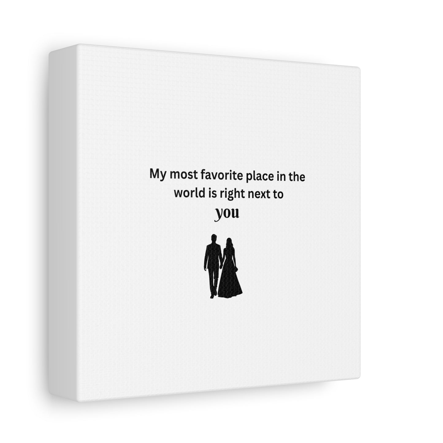 Romantic Wall Art, Perfect for Couples' Home Decor, Anniversary Gift, Relationship Gift, Love Quote Canvas