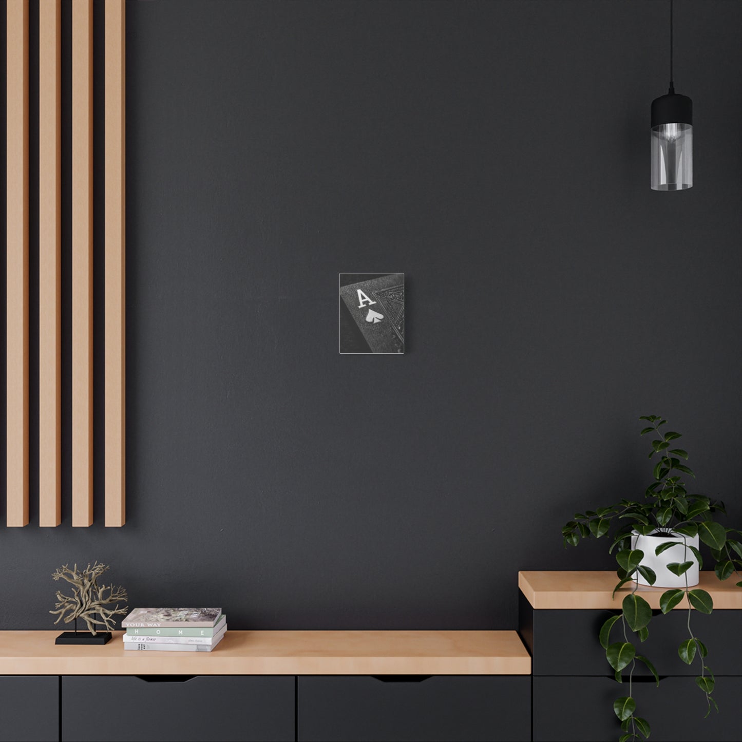Black Ace Canvas Art