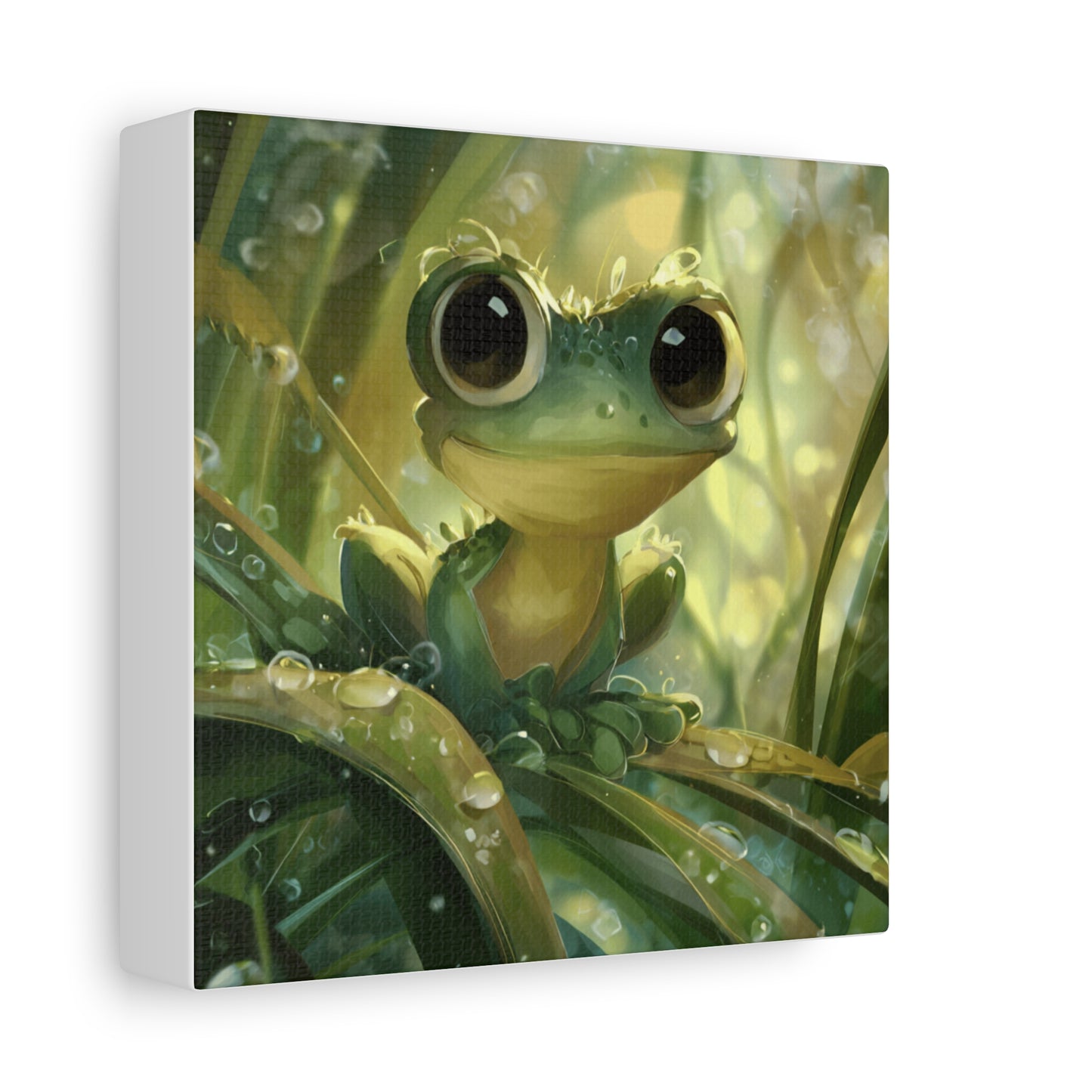 Whimsical Frog Wall Art Print, Nature Decor, Kids Room, Animal Lover Gift, Playful Home Decor, Nursery Wall Art
