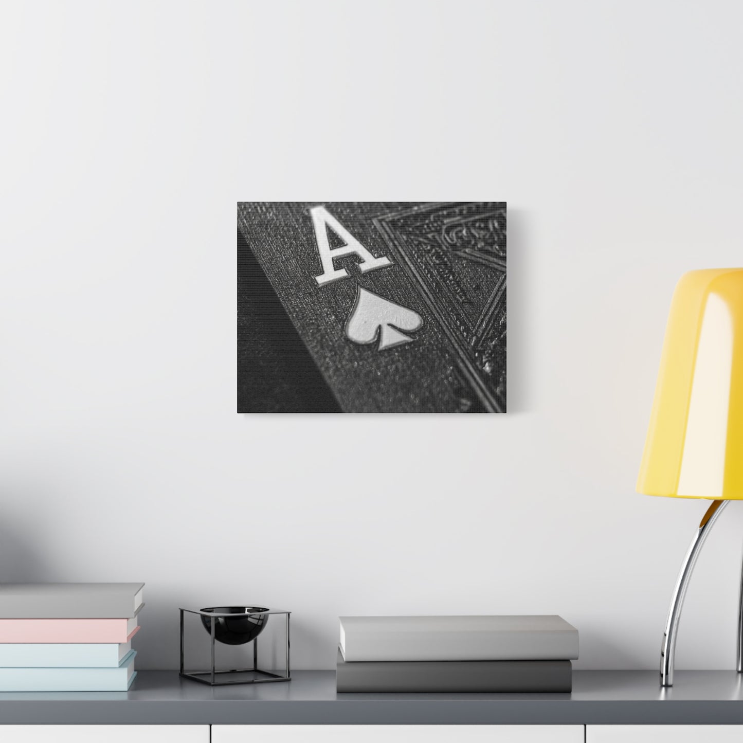 Black Ace Canvas Art