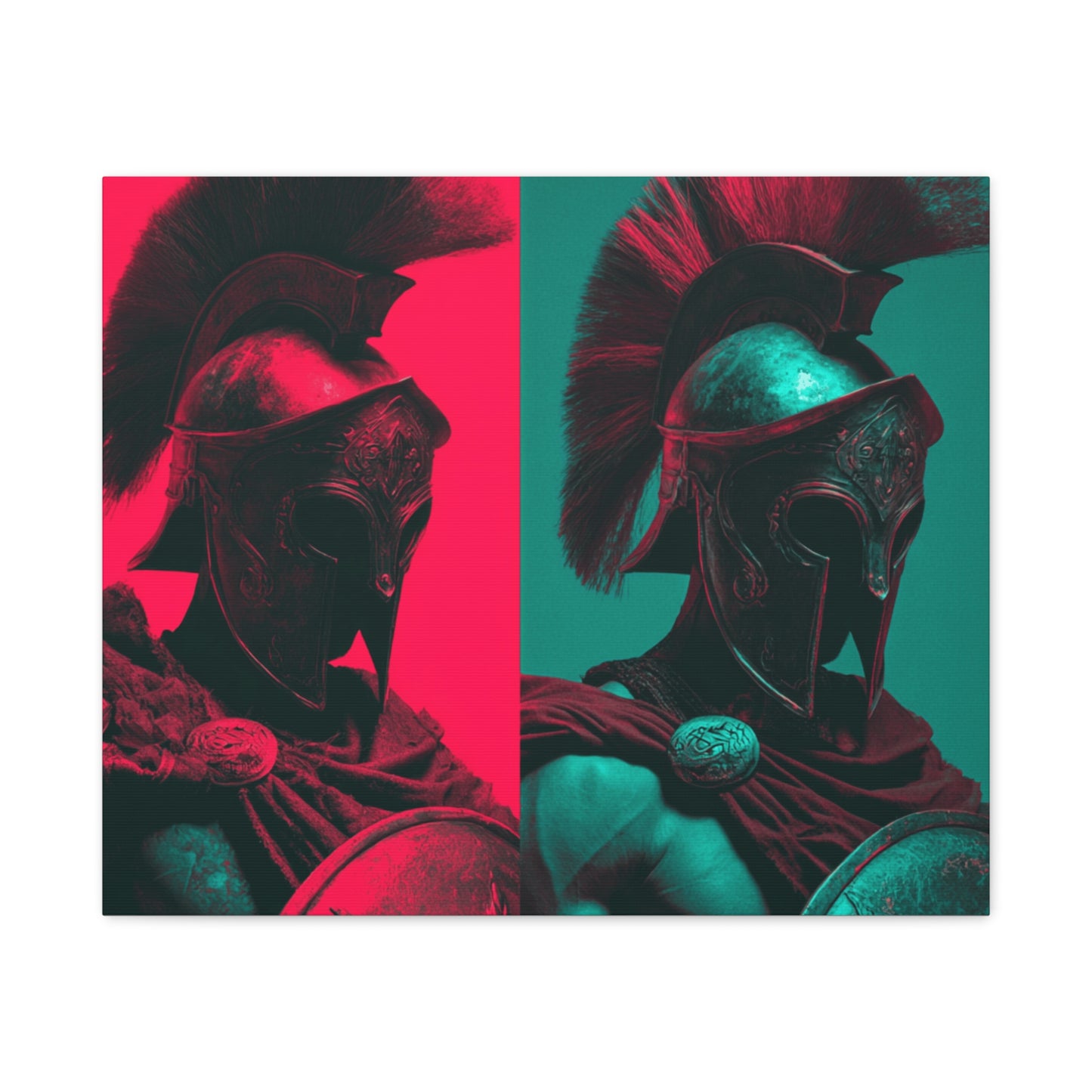 Spartan Warrior Canvas Wall Art