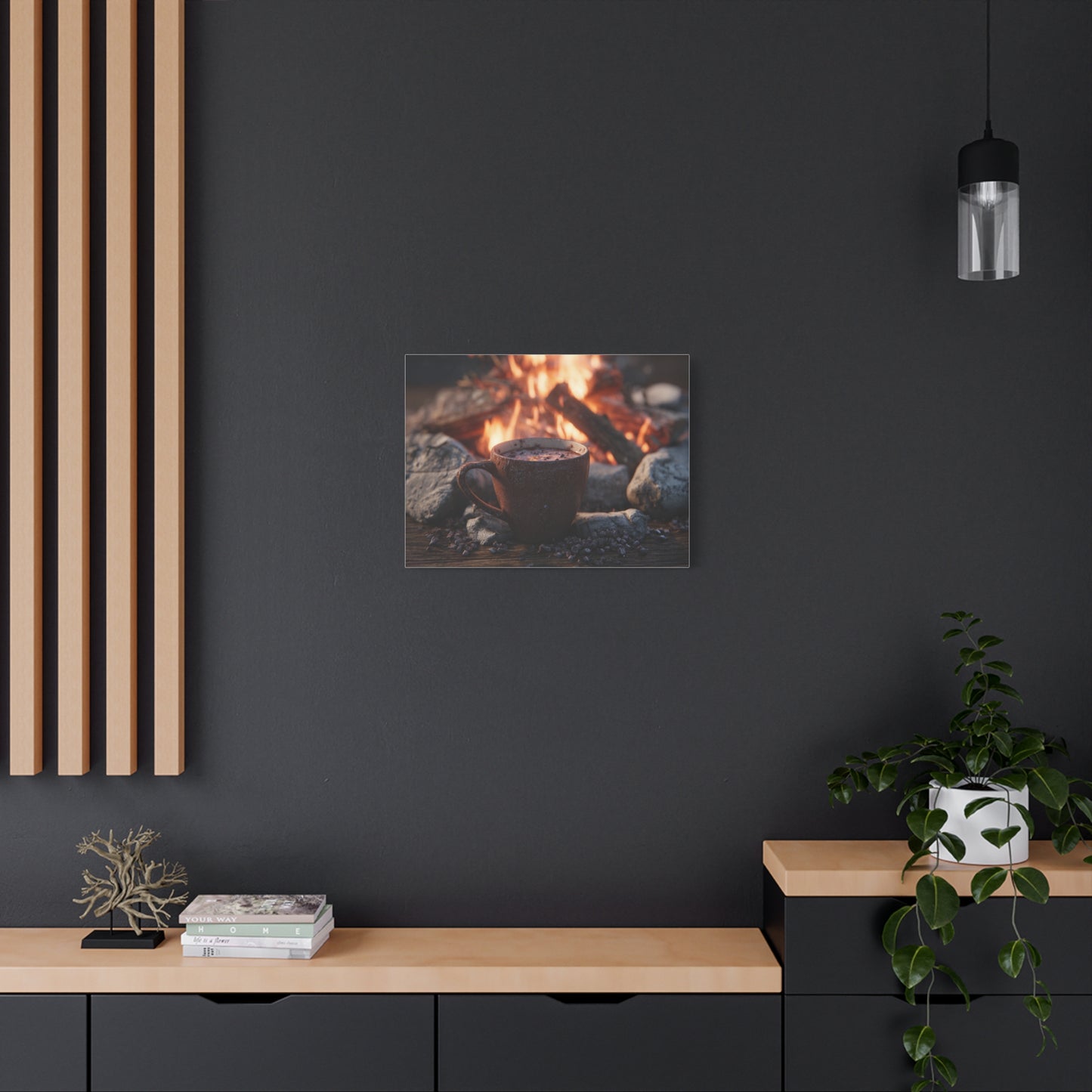 Cozy Campfire Canvas Print