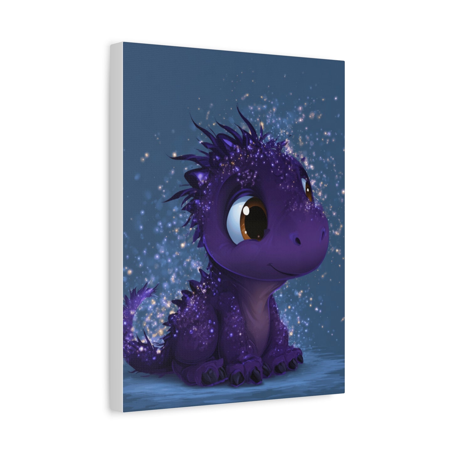 Whimsical Dragon Canvas Art, Cute Nursery Decor, Fantasy Wall Decor, Kids Room Art, Magical Home Gift, Birthday Gift