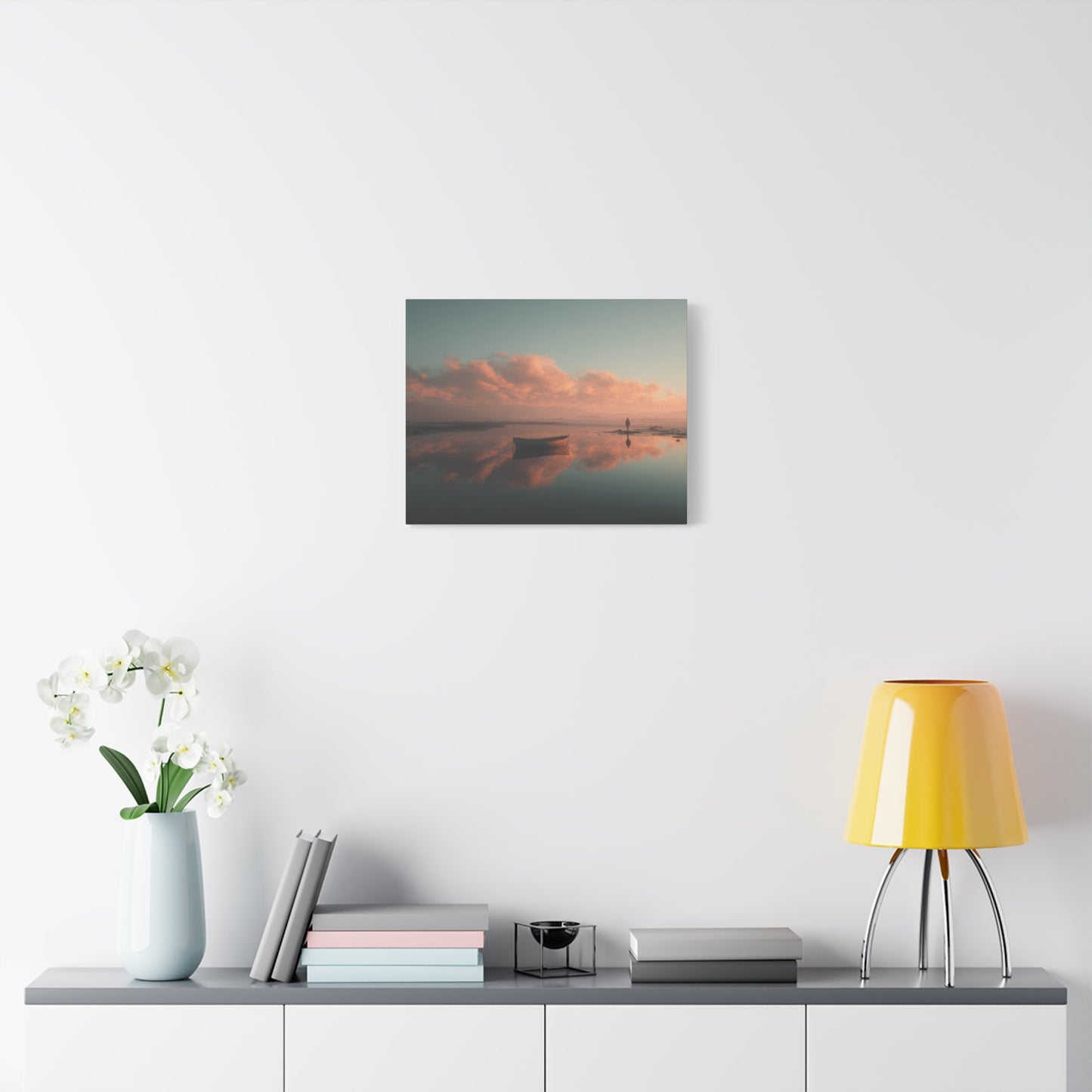Serene Landscape Canvas Art Print, Coastal Decor, Home Bedroom Wall Art, Inspirational Wall Décor, Gift for Nature Lovers