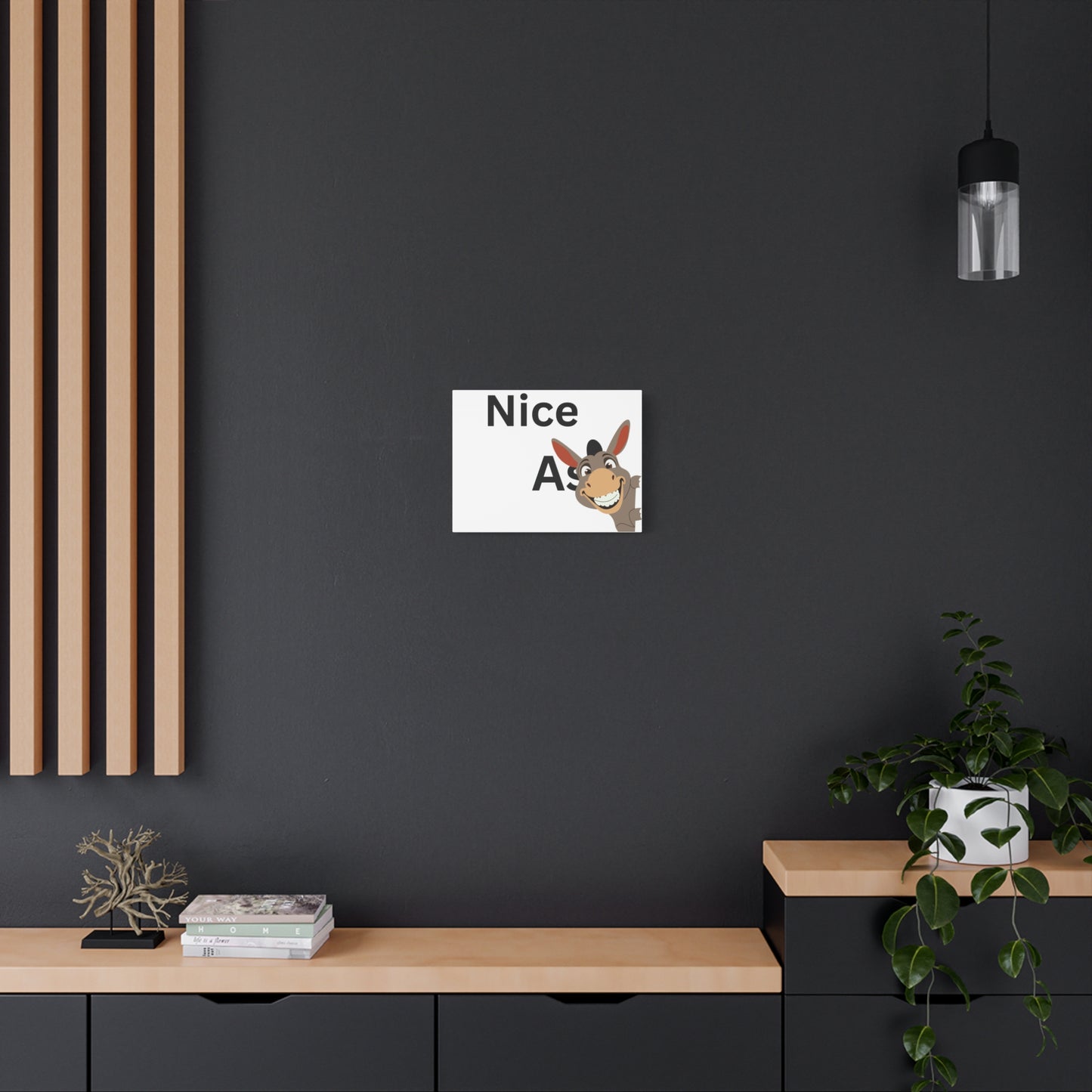 Funny bathroom Canvas Art Print