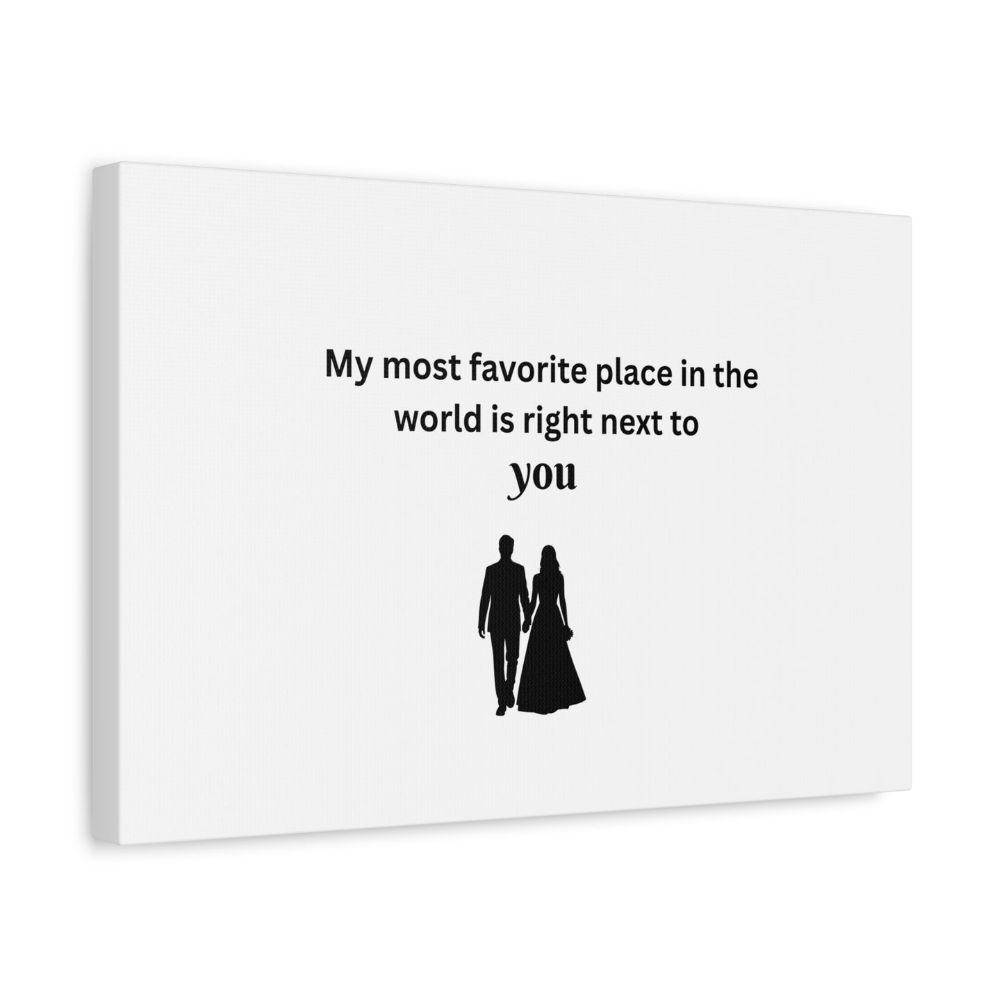 Romantic Wall Art, Perfect for Couples' Home Decor, Anniversary Gift, Relationship Gift, Love Quote Canvas