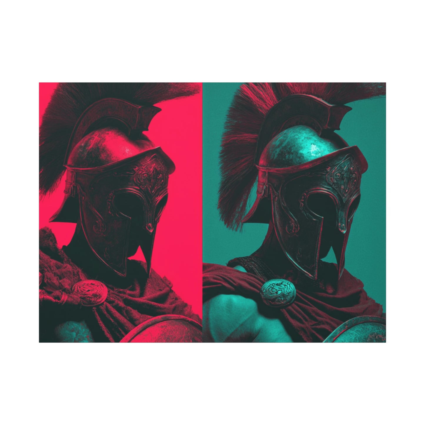Spartan Warrior Canvas Wall Art