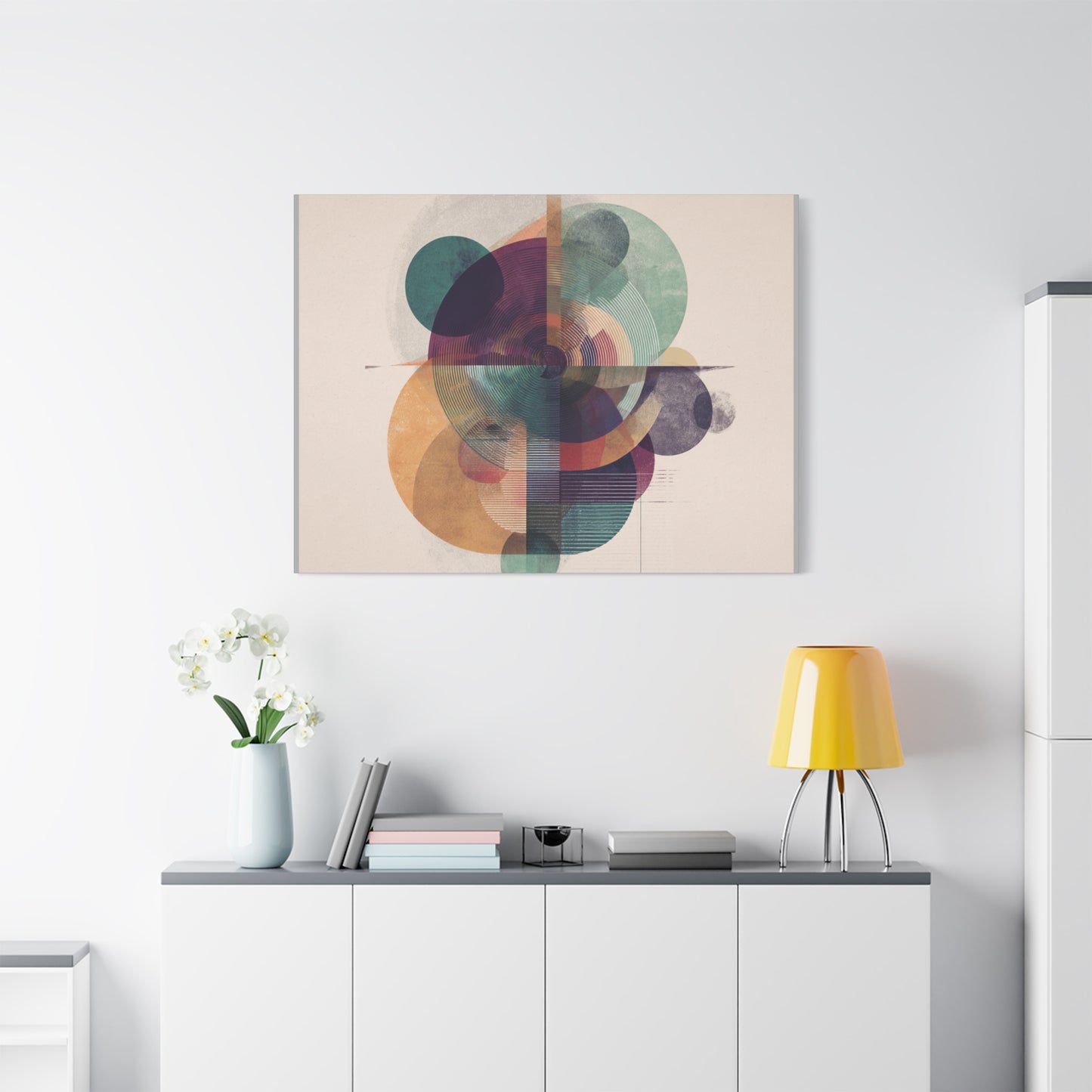 Abstract Geometric Wall Art Canvas