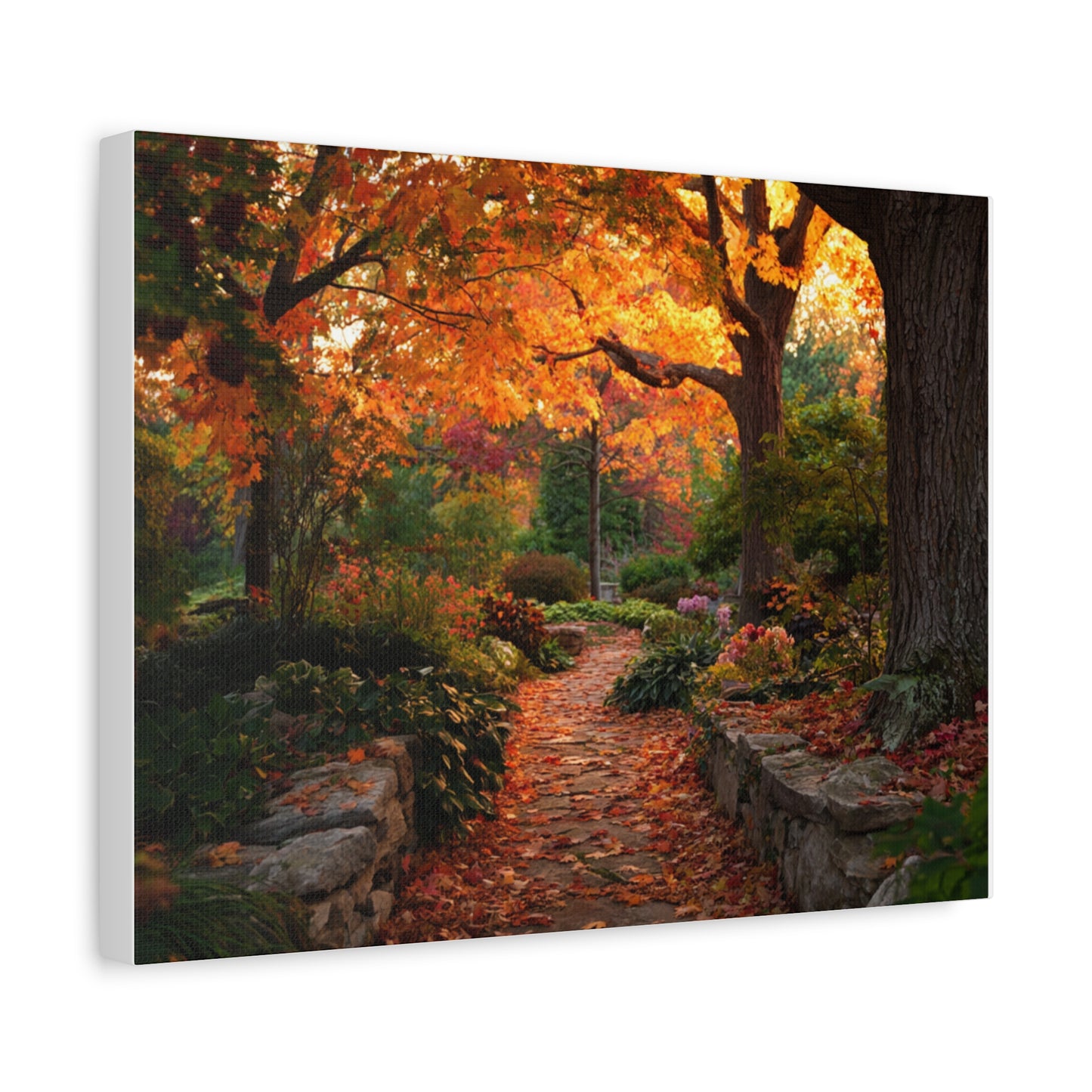 Autumn Pathway Canvas Wall Art