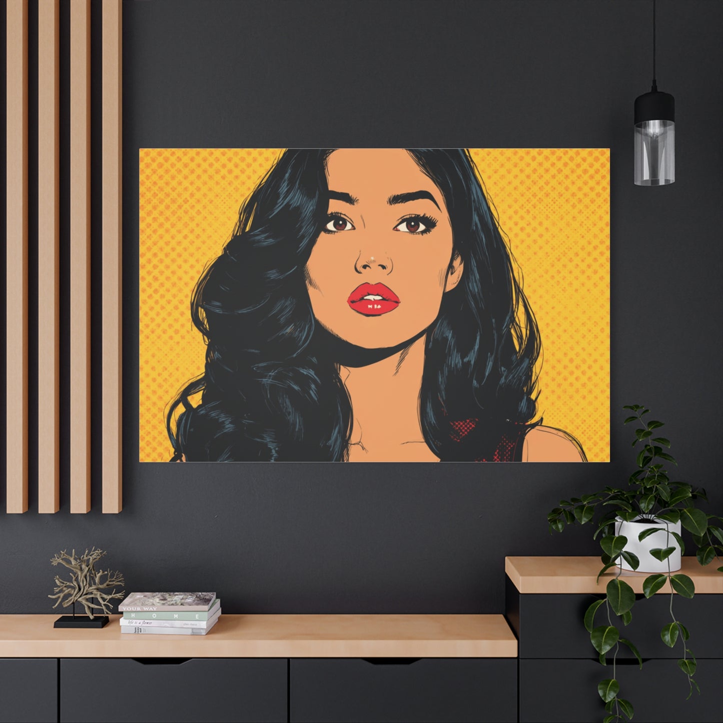 Canvas Print Pop Art Style