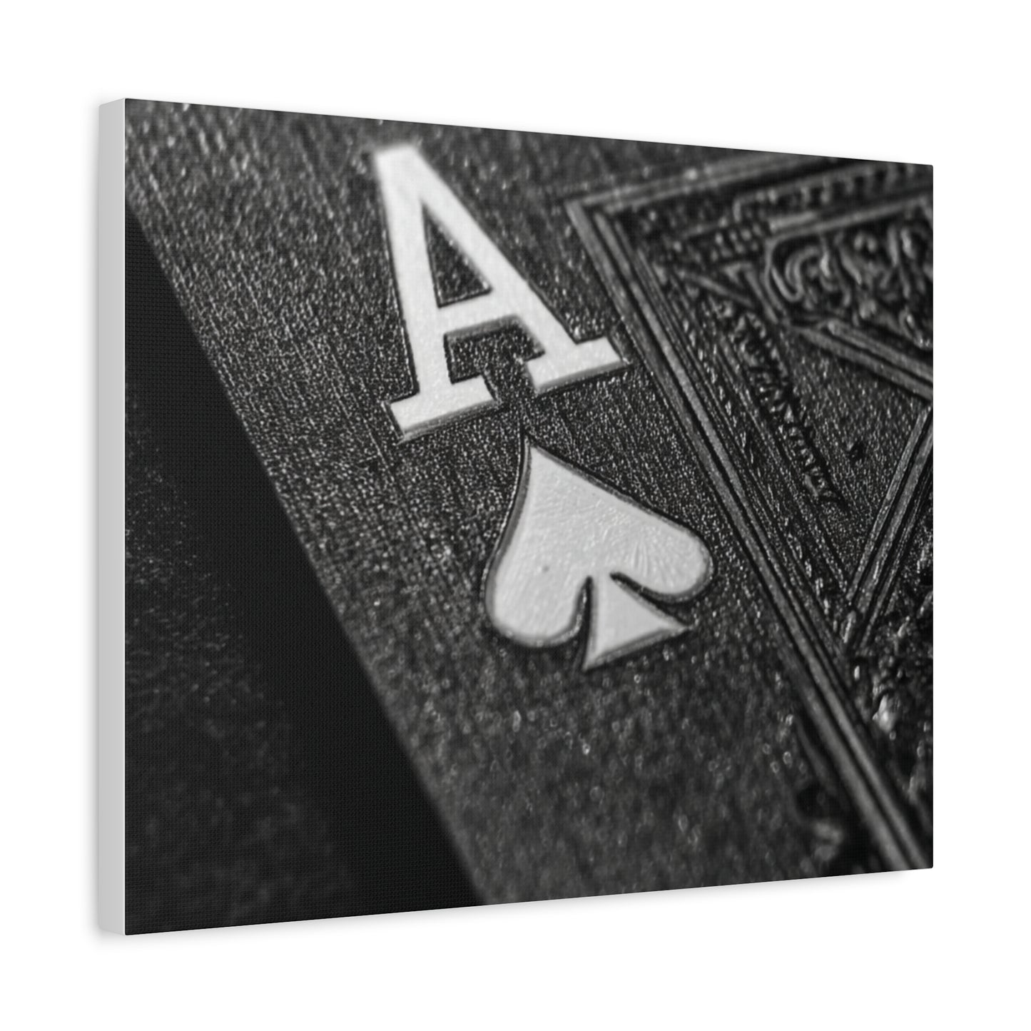 Black Ace Canvas Art