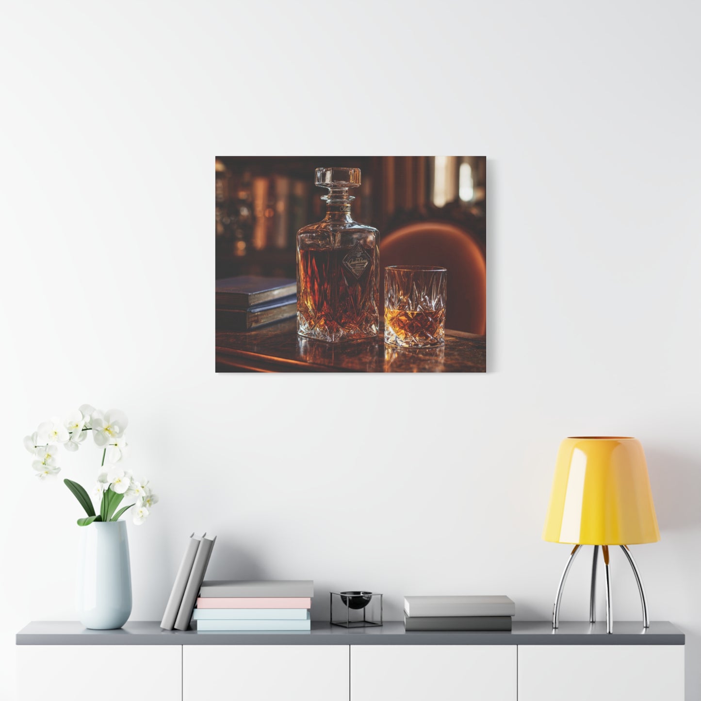 Elegant Whiskey Art Canvas