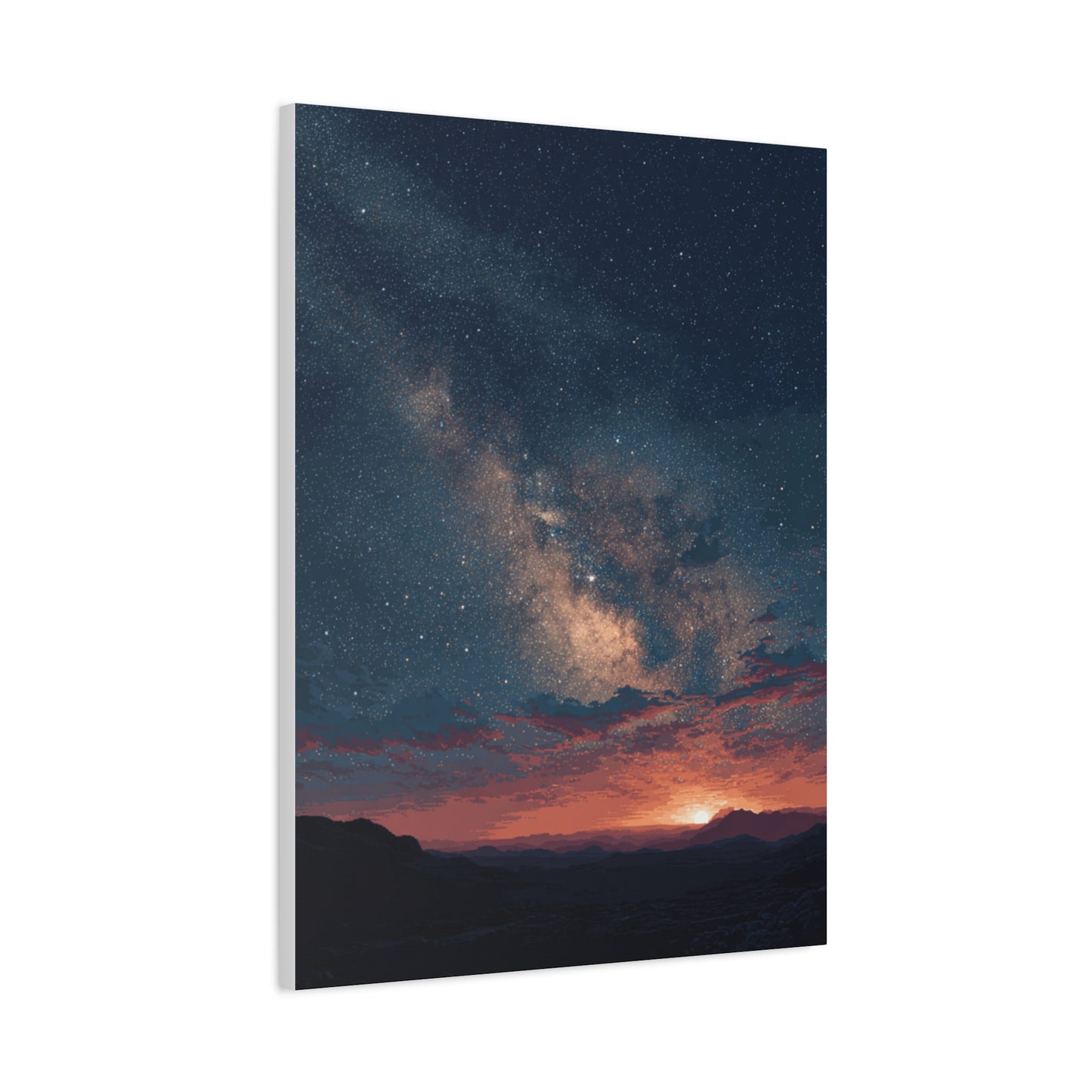 Celestial Canvas Art, Starry Night Decor, Universe Wall Art, Galaxy Home Decor, Space Lovers Gift, Inspirational Wall Decor