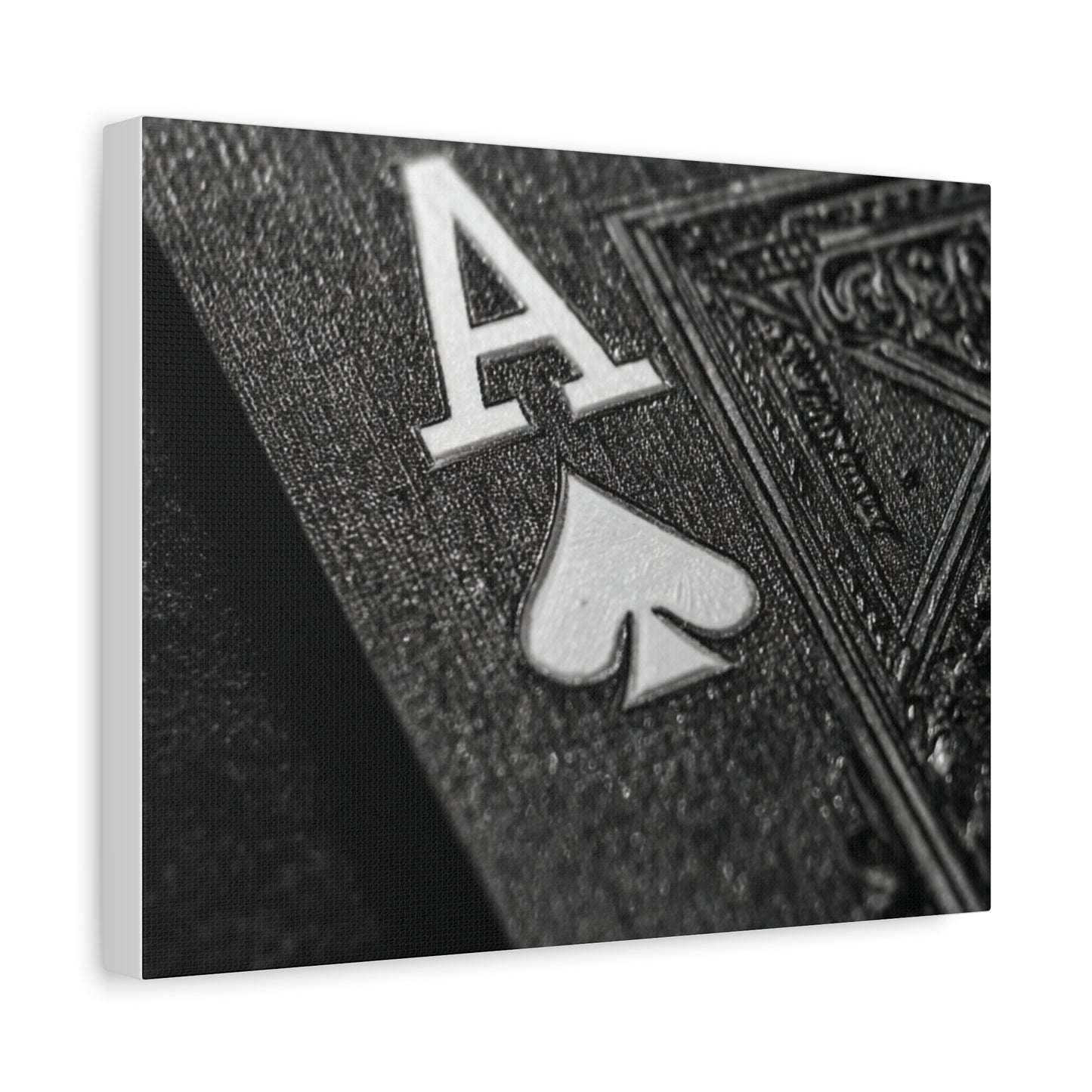 Black Ace Canvas Art