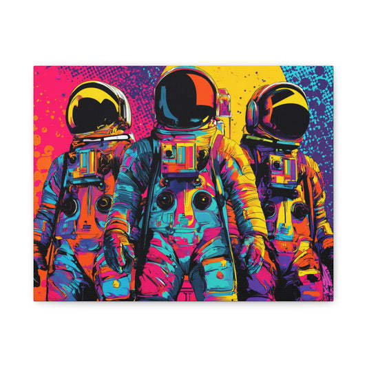 Canvas Print -  Pop Art Astronauts