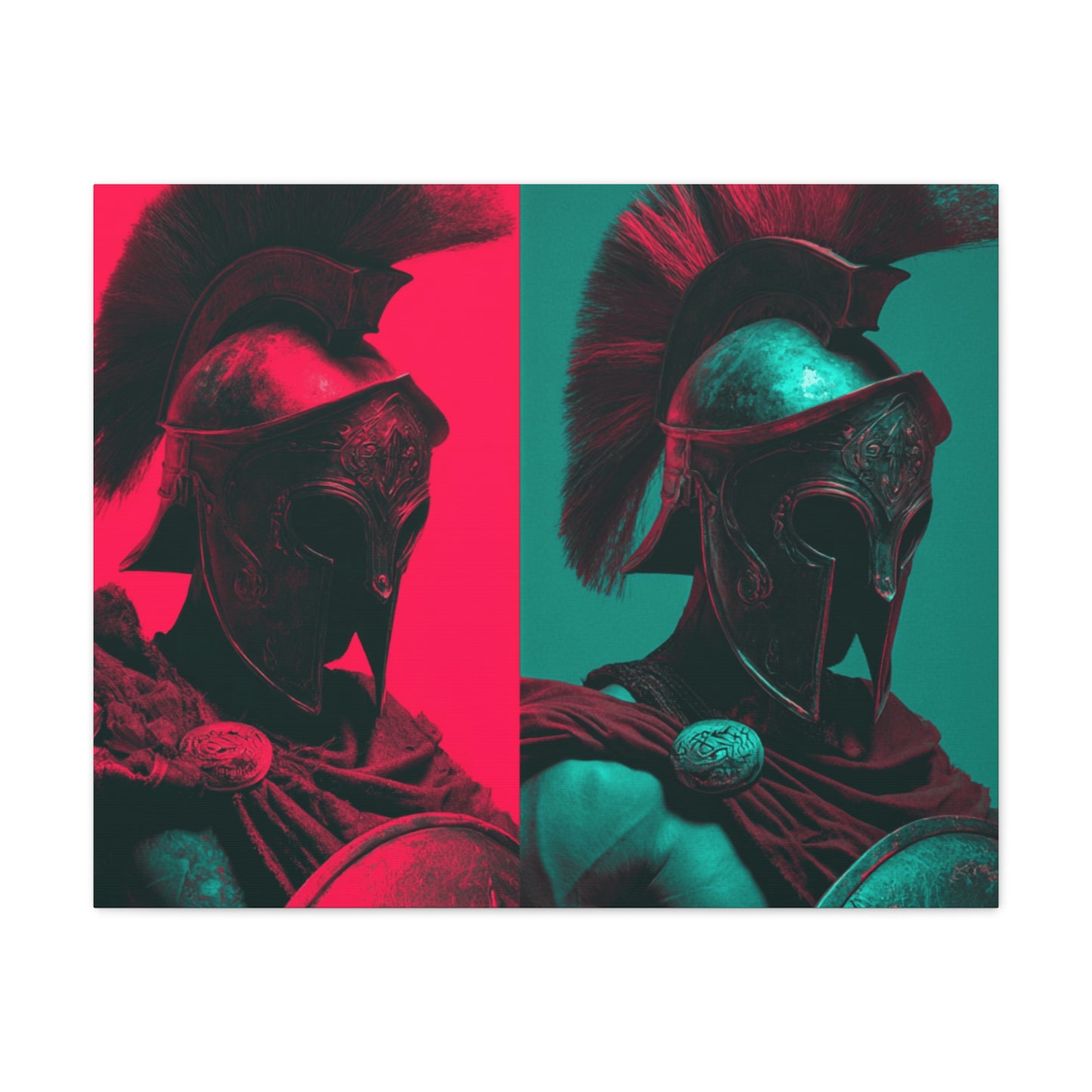 Spartan Warrior Canvas Wall Art