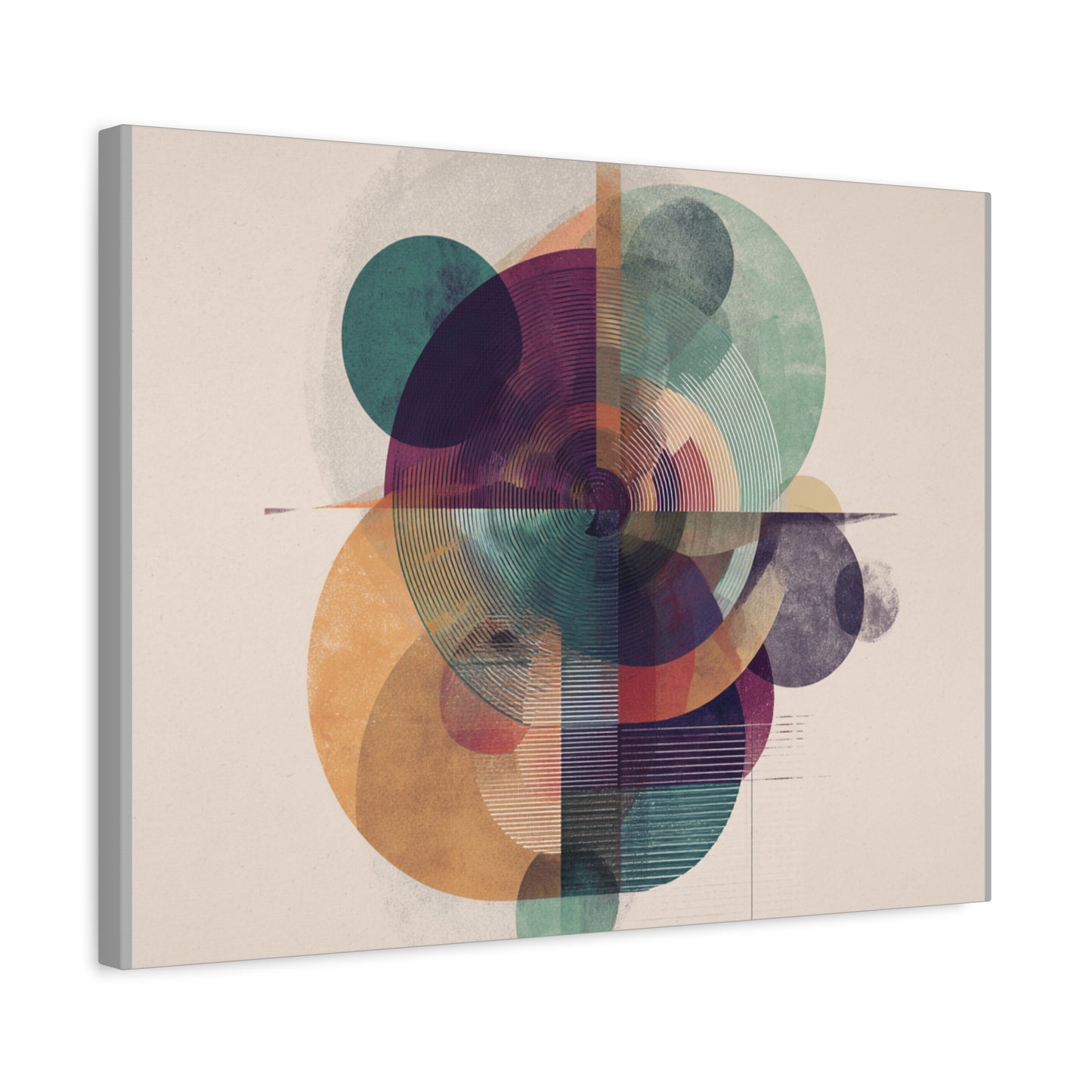 Abstract Geometric Wall Art Canvas