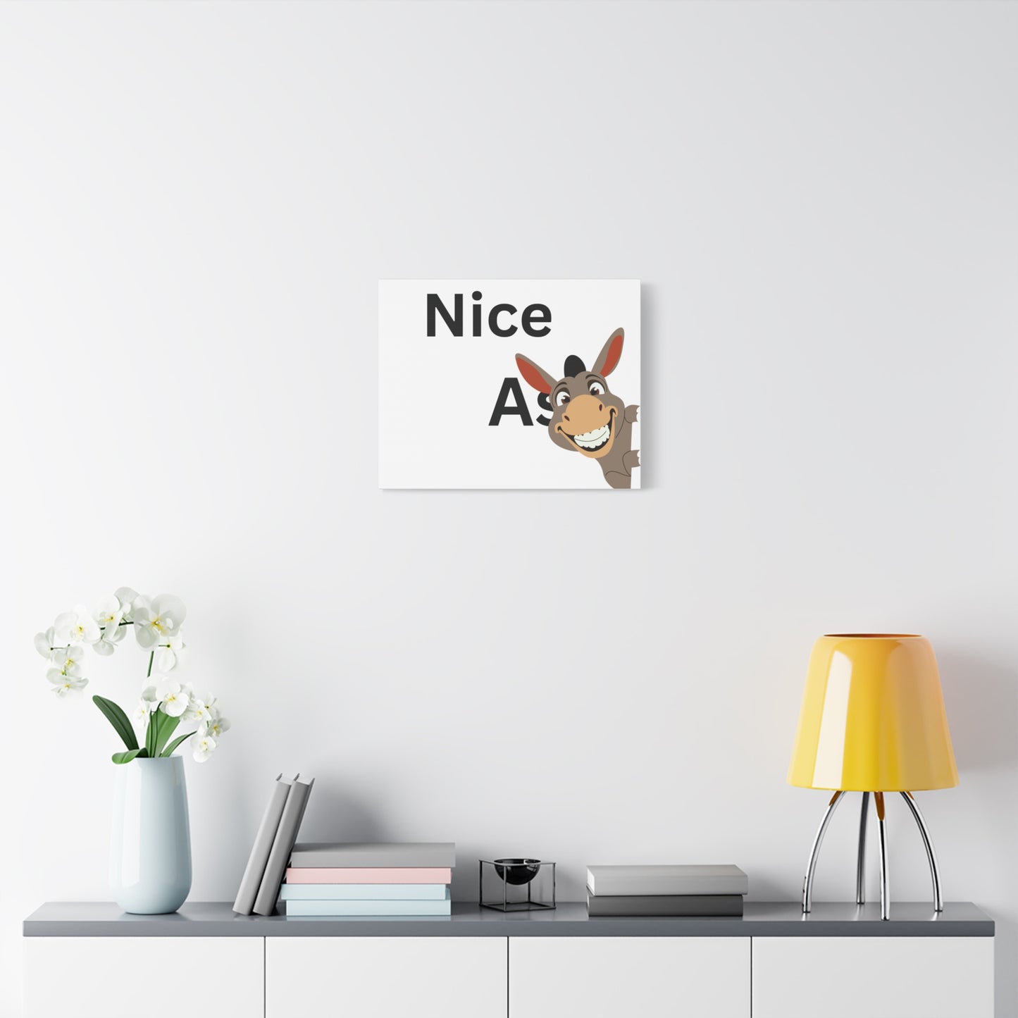 Funny bathroom Canvas Art Print