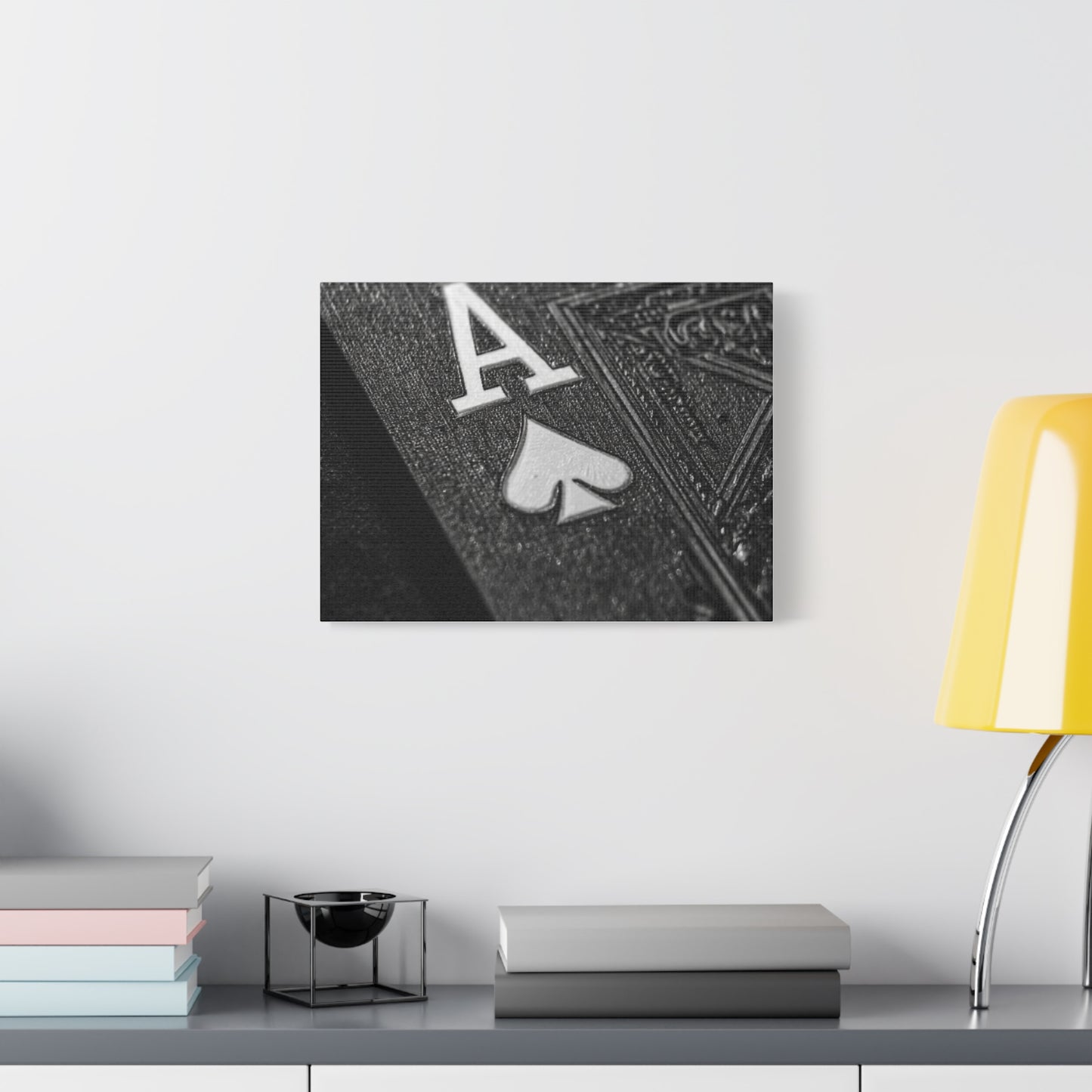 Black Ace Canvas Art