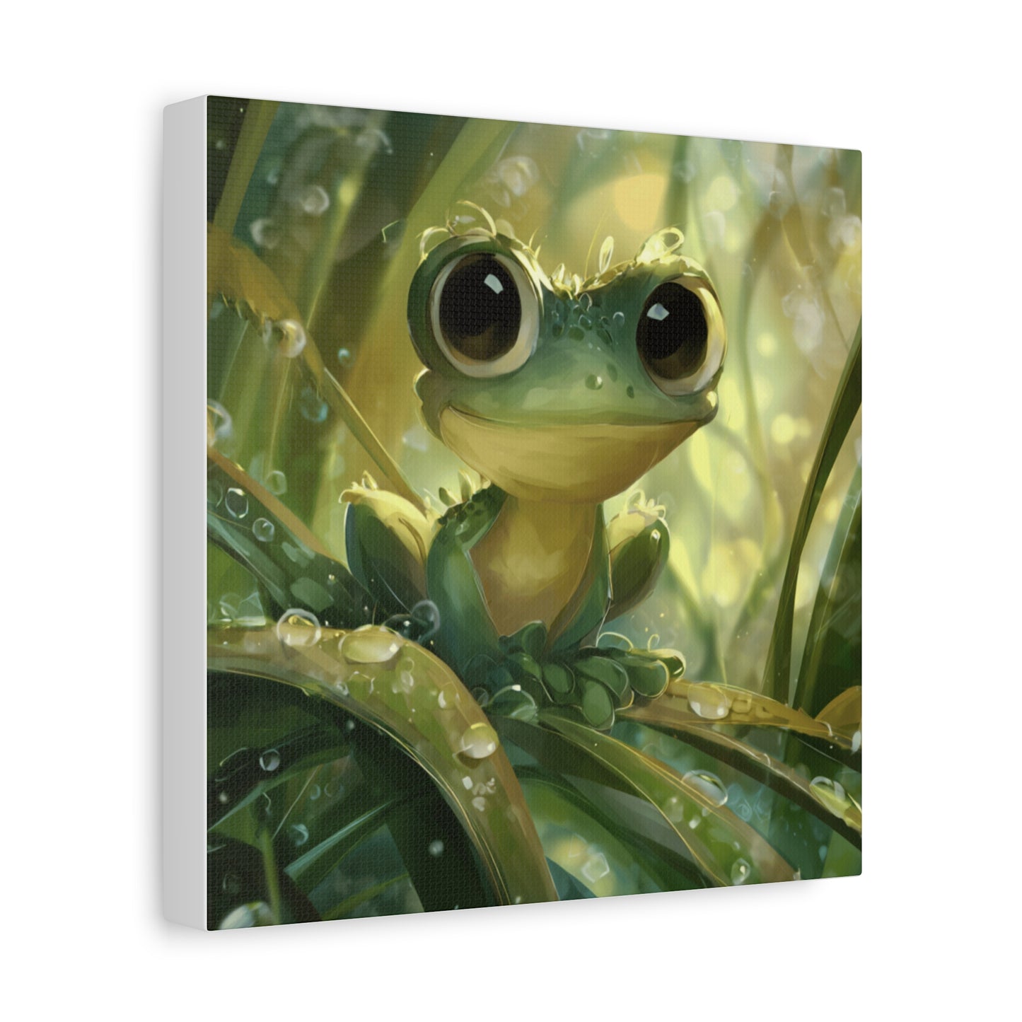 Whimsical Frog Wall Art Print, Nature Decor, Kids Room, Animal Lover Gift, Playful Home Decor, Nursery Wall Art
