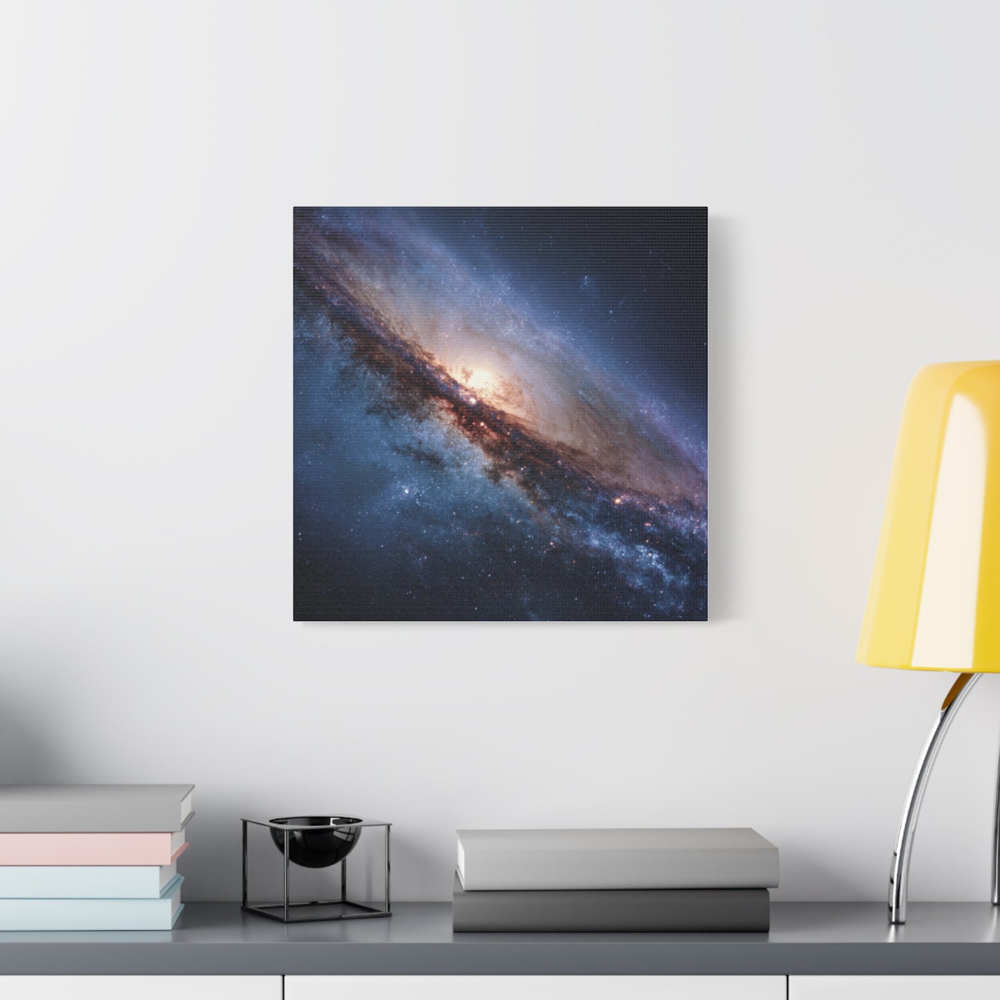 Galaxy Wall Art, Stretched Canvas Print, Cosmic Decor, Space Art, Home Gallery