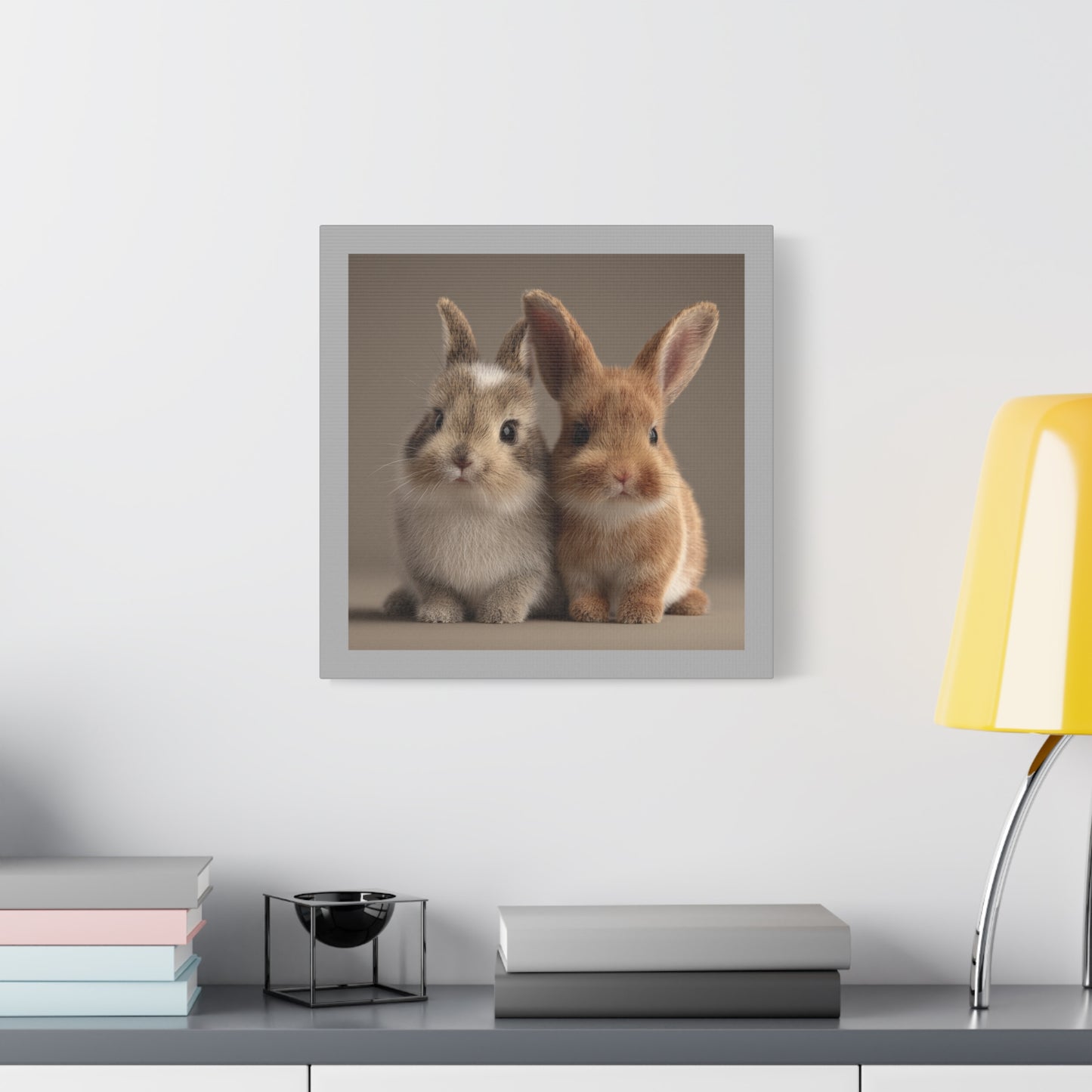 Canvas Print Baby Bunnies