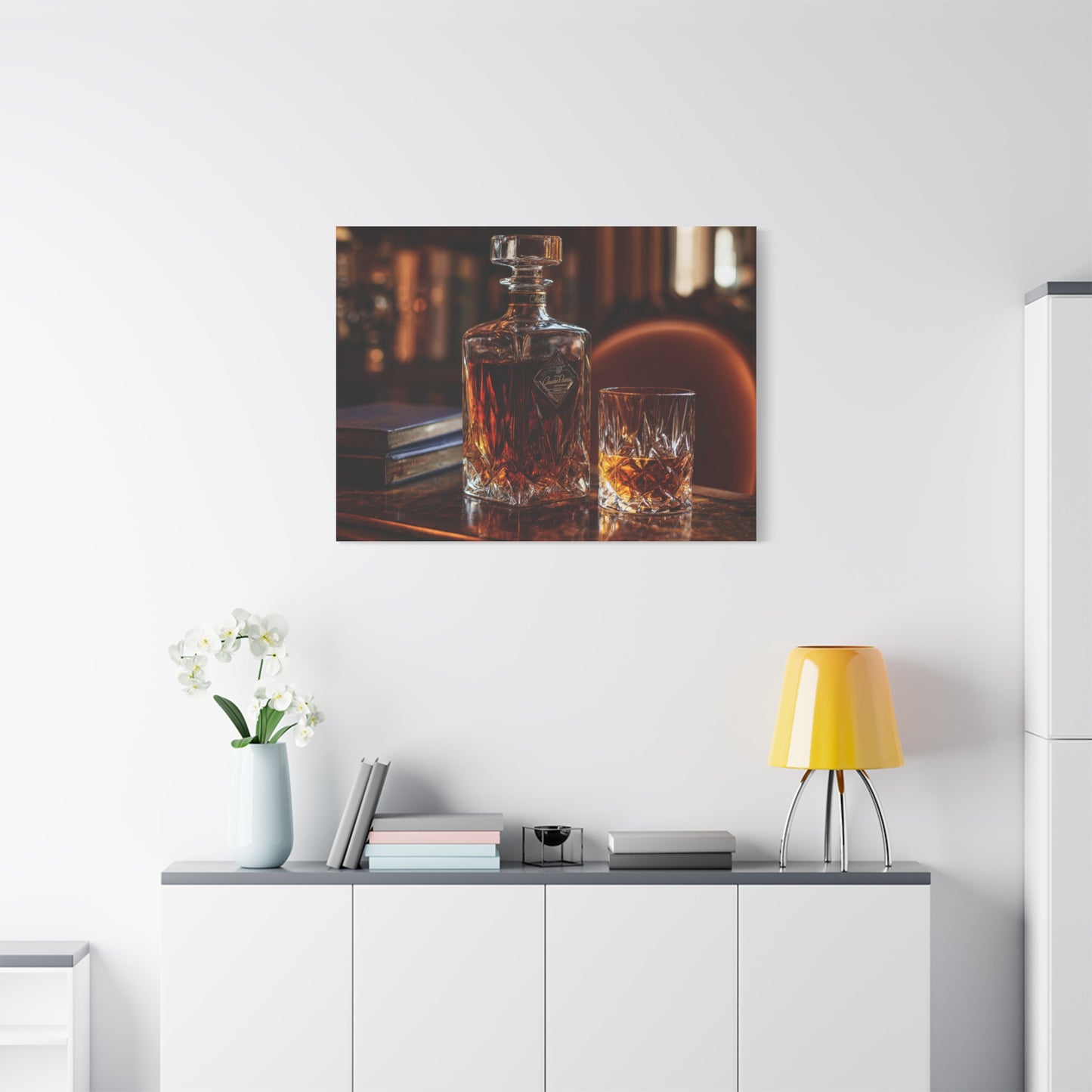 Elegant Whiskey Art Canvas