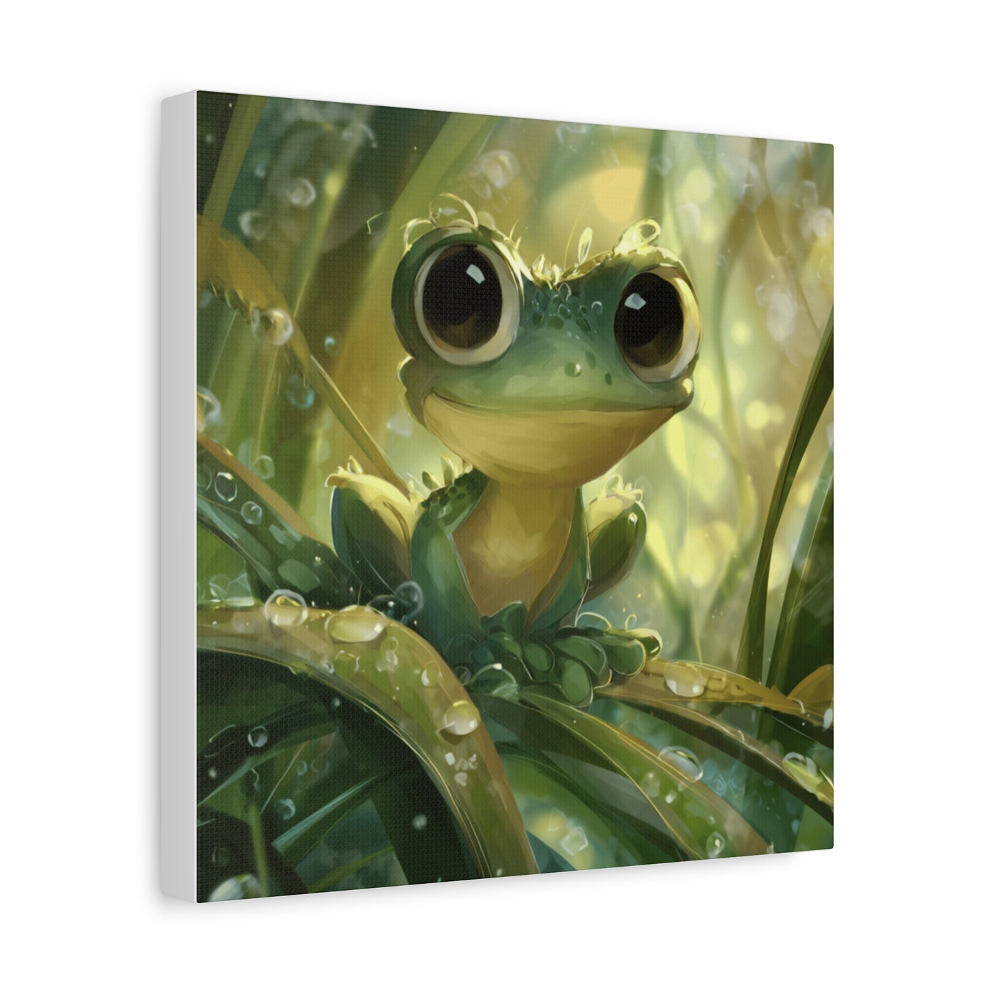 Whimsical Frog Wall Art Print, Nature Decor, Kids Room, Animal Lover Gift, Playful Home Decor, Nursery Wall Art