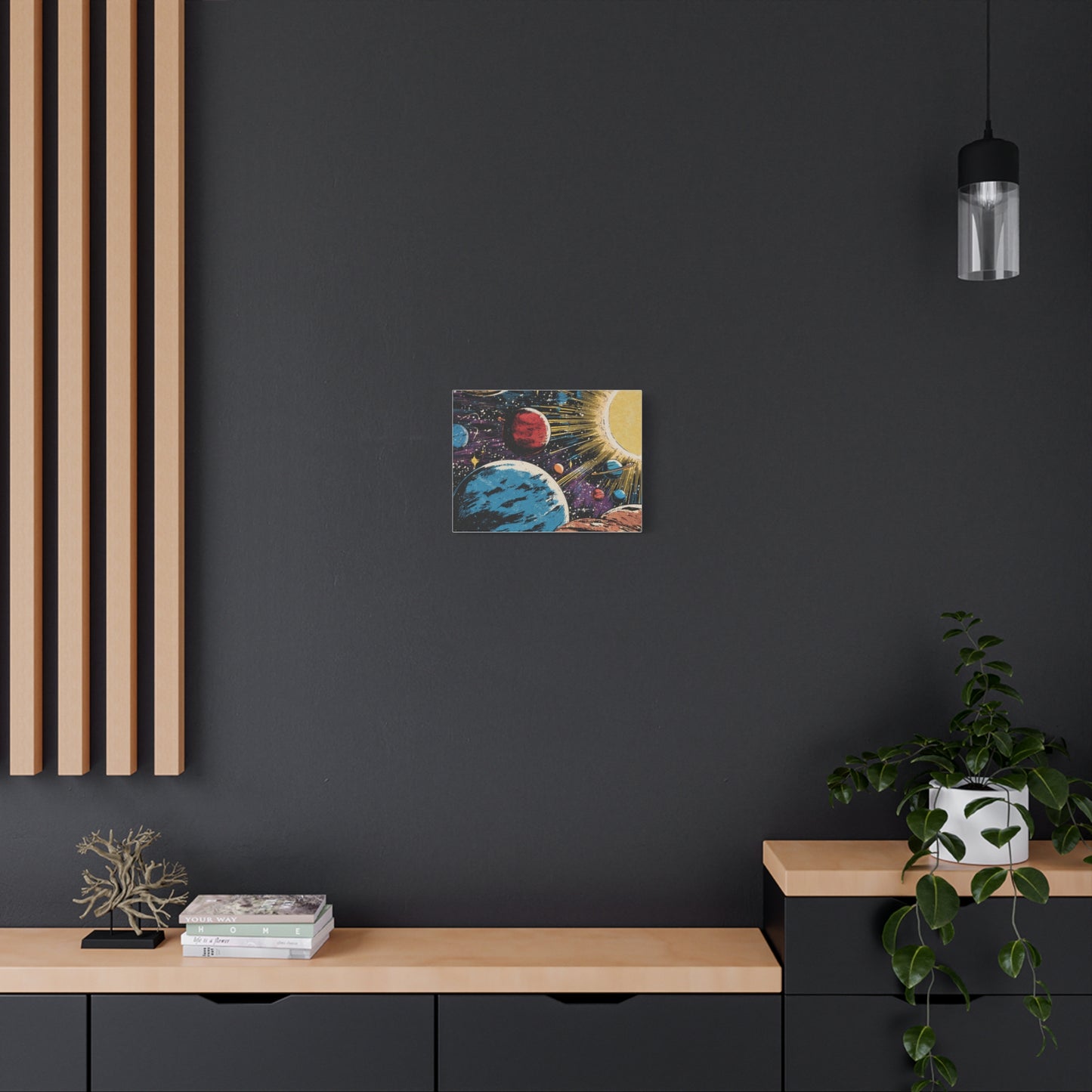 Canvas Print - Comic Book Style Planets