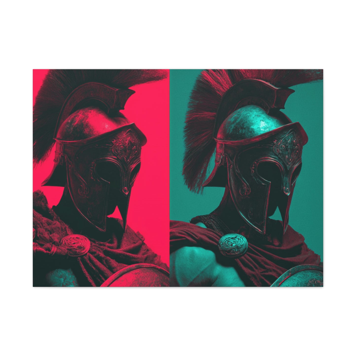 Spartan Warrior Canvas Wall Art