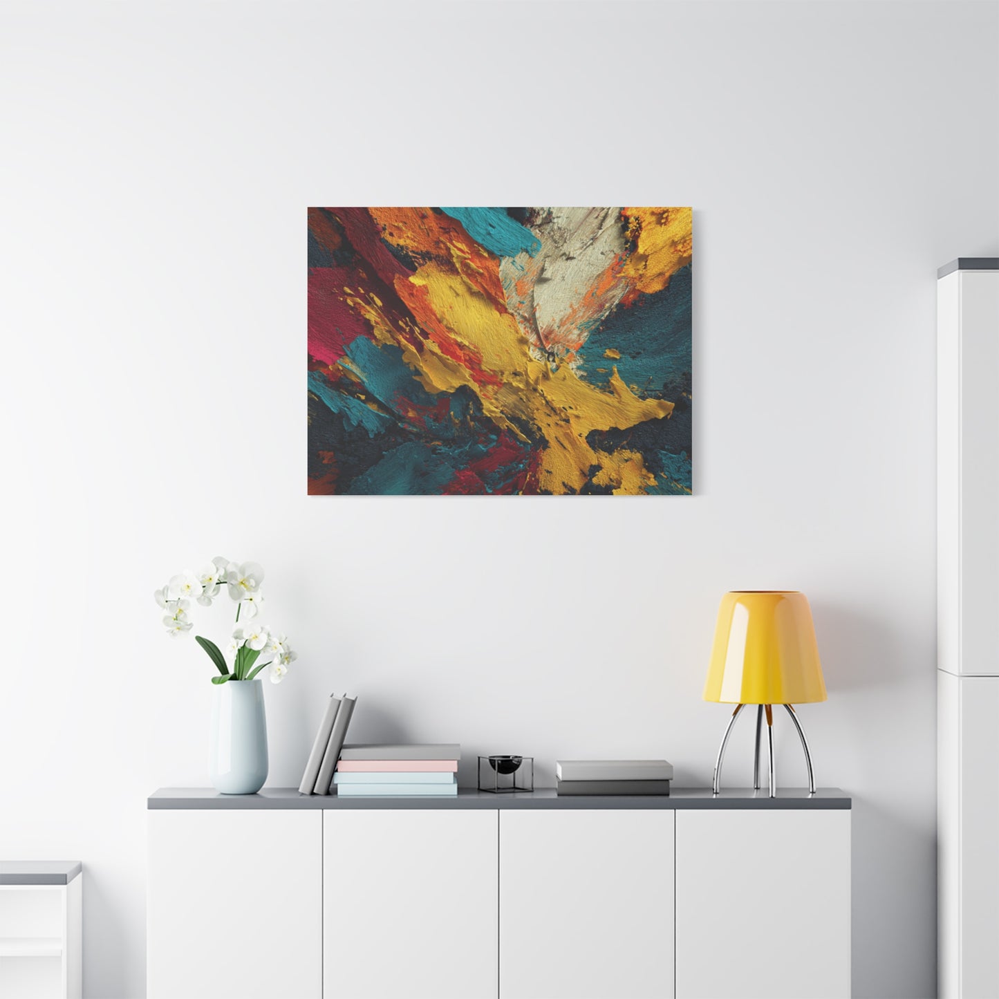 Colorful Abstract Canvas Wall Art