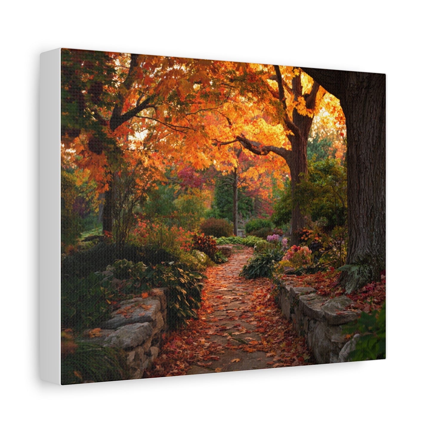 Autumn Pathway Canvas Wall Art