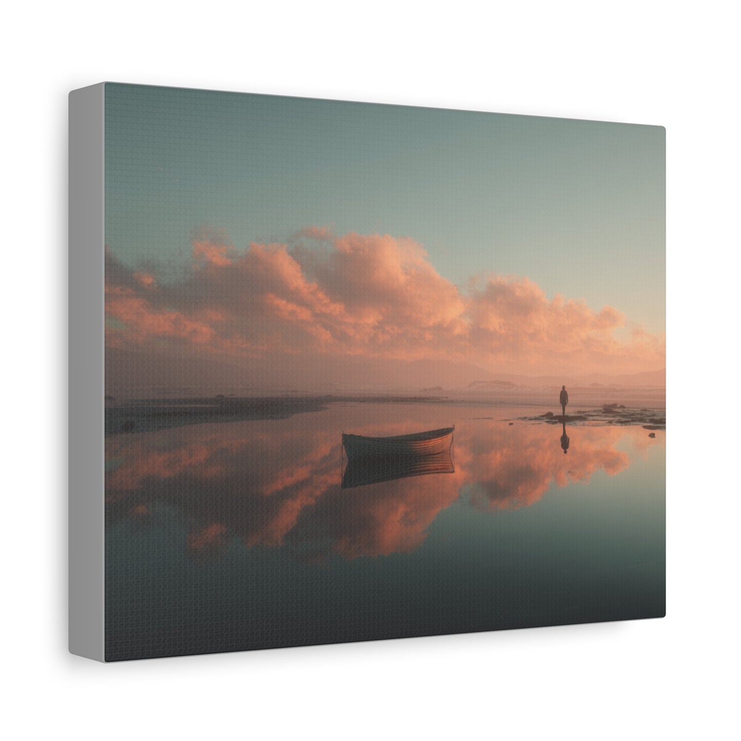 Serene Landscape Canvas Art Print, Coastal Decor, Home Bedroom Wall Art, Inspirational Wall Décor, Gift for Nature Lovers