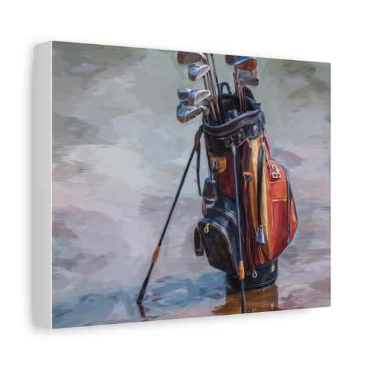 Golf Bag Canvas Art