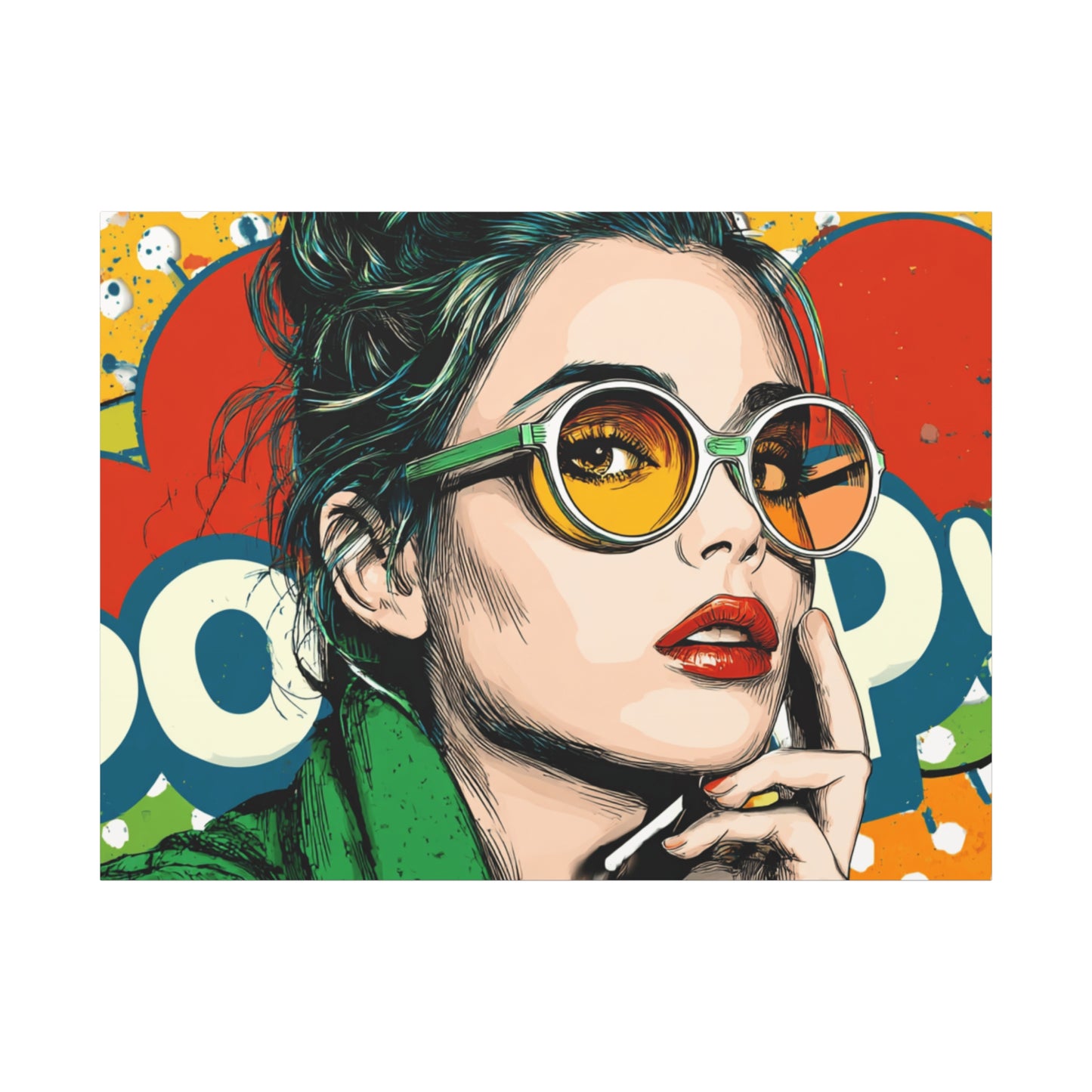 Canvas Print - Pop Art Style, Colorful