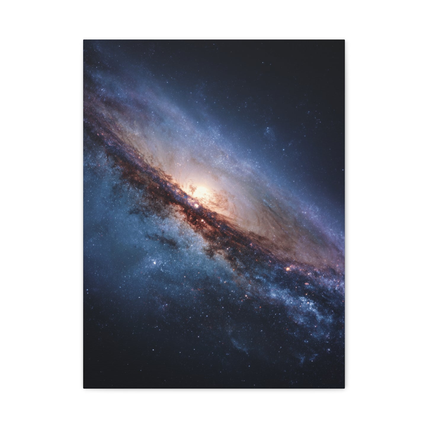 Galaxy Wall Art, Stretched Canvas Print, Cosmic Decor, Space Art, Home Gallery