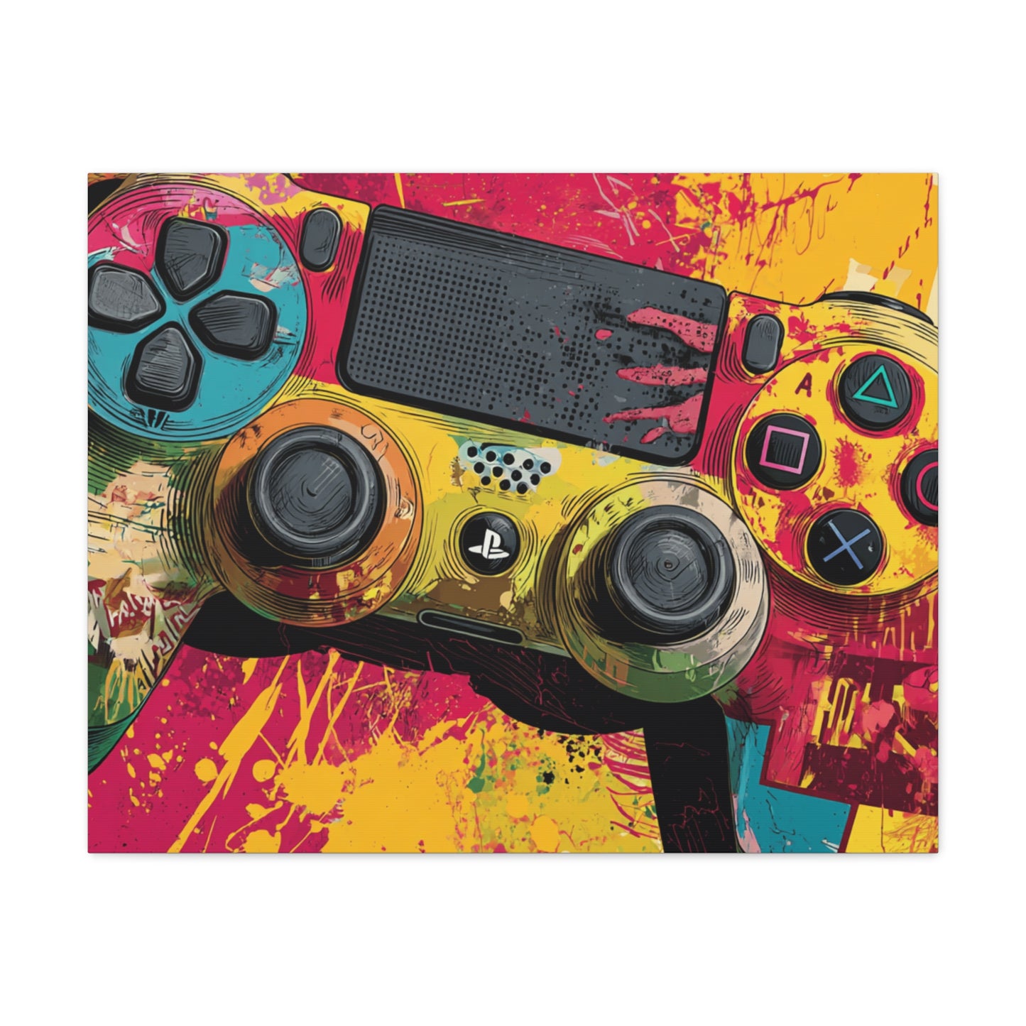 Colorful Gaming Canvas Wall Art