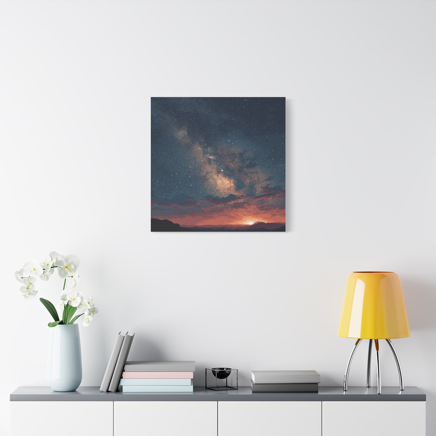 Celestial Canvas Art, Starry Night Decor, Universe Wall Art, Galaxy Home Decor, Space Lovers Gift, Inspirational Wall Decor
