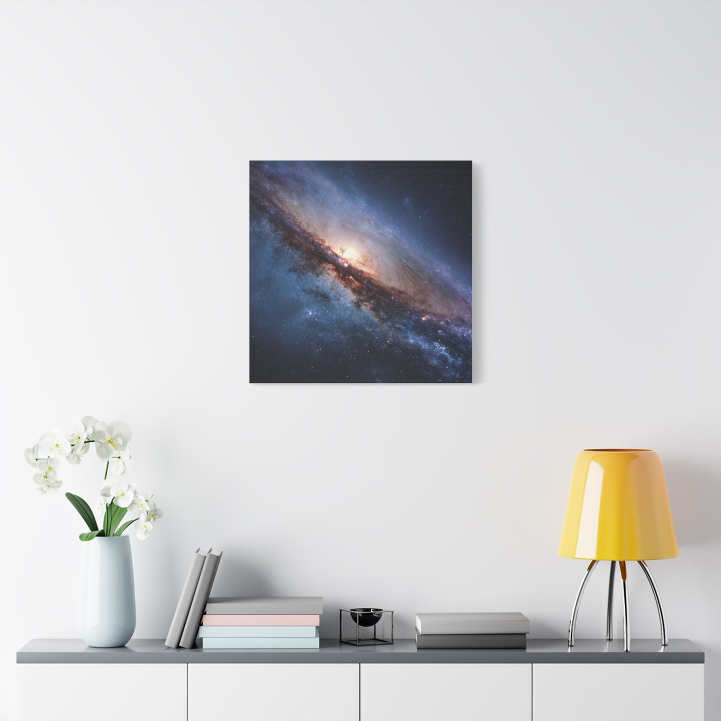 Galaxy Wall Art, Stretched Canvas Print, Cosmic Decor, Space Art, Home Gallery
