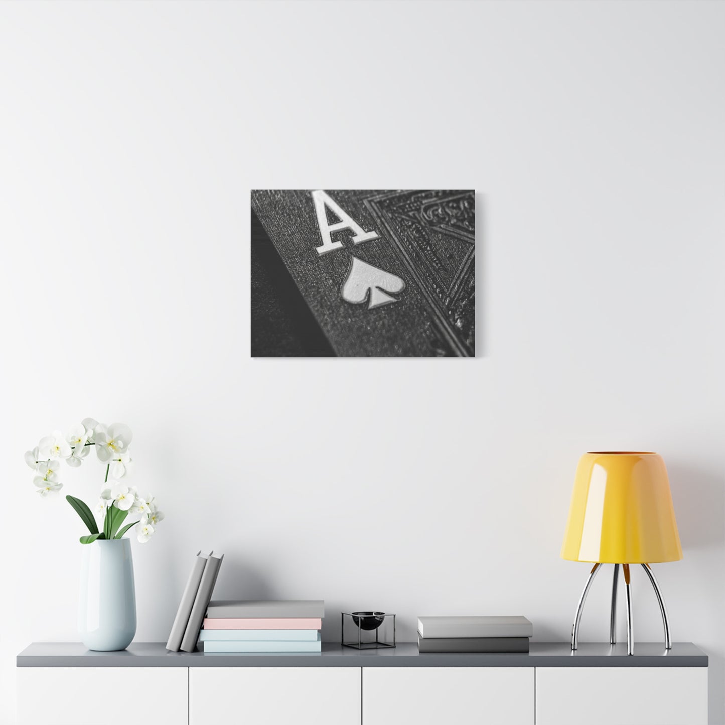 Black Ace Canvas Art