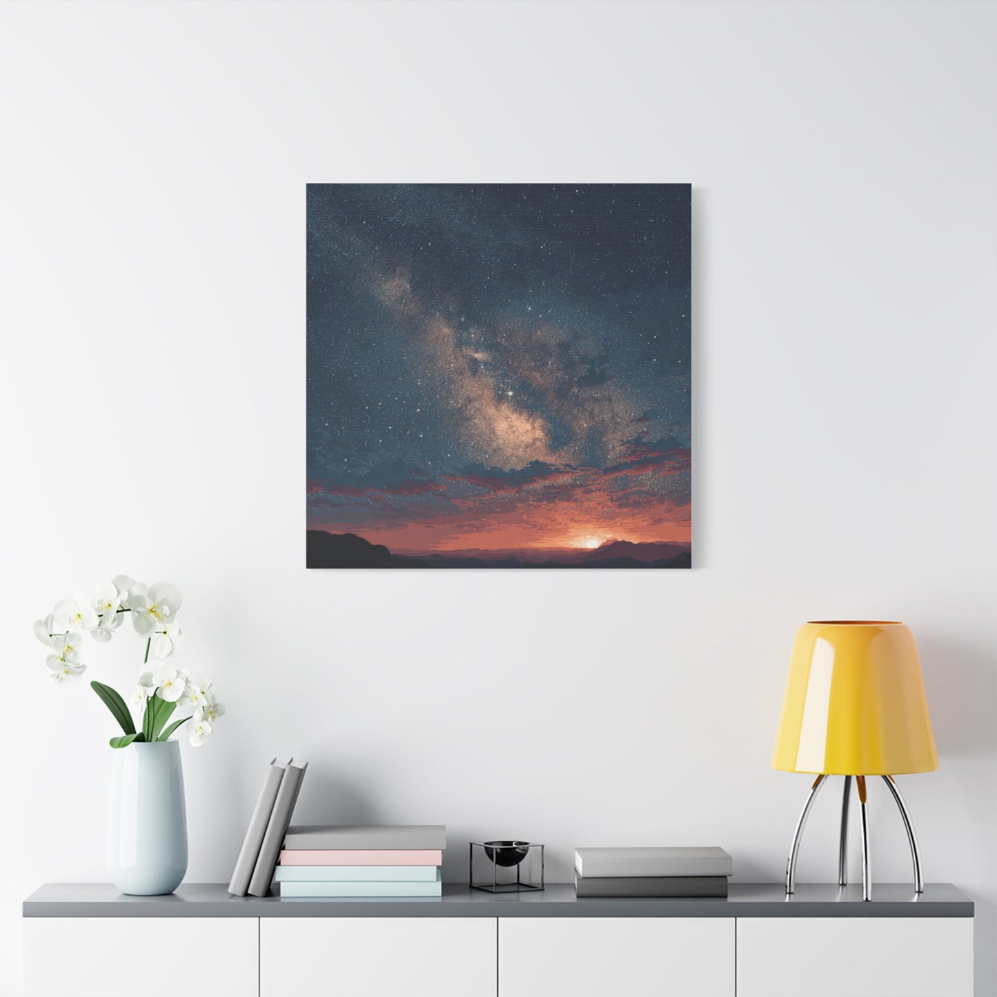Celestial Canvas Art, Starry Night Decor, Universe Wall Art, Galaxy Home Decor, Space Lovers Gift, Inspirational Wall Decor